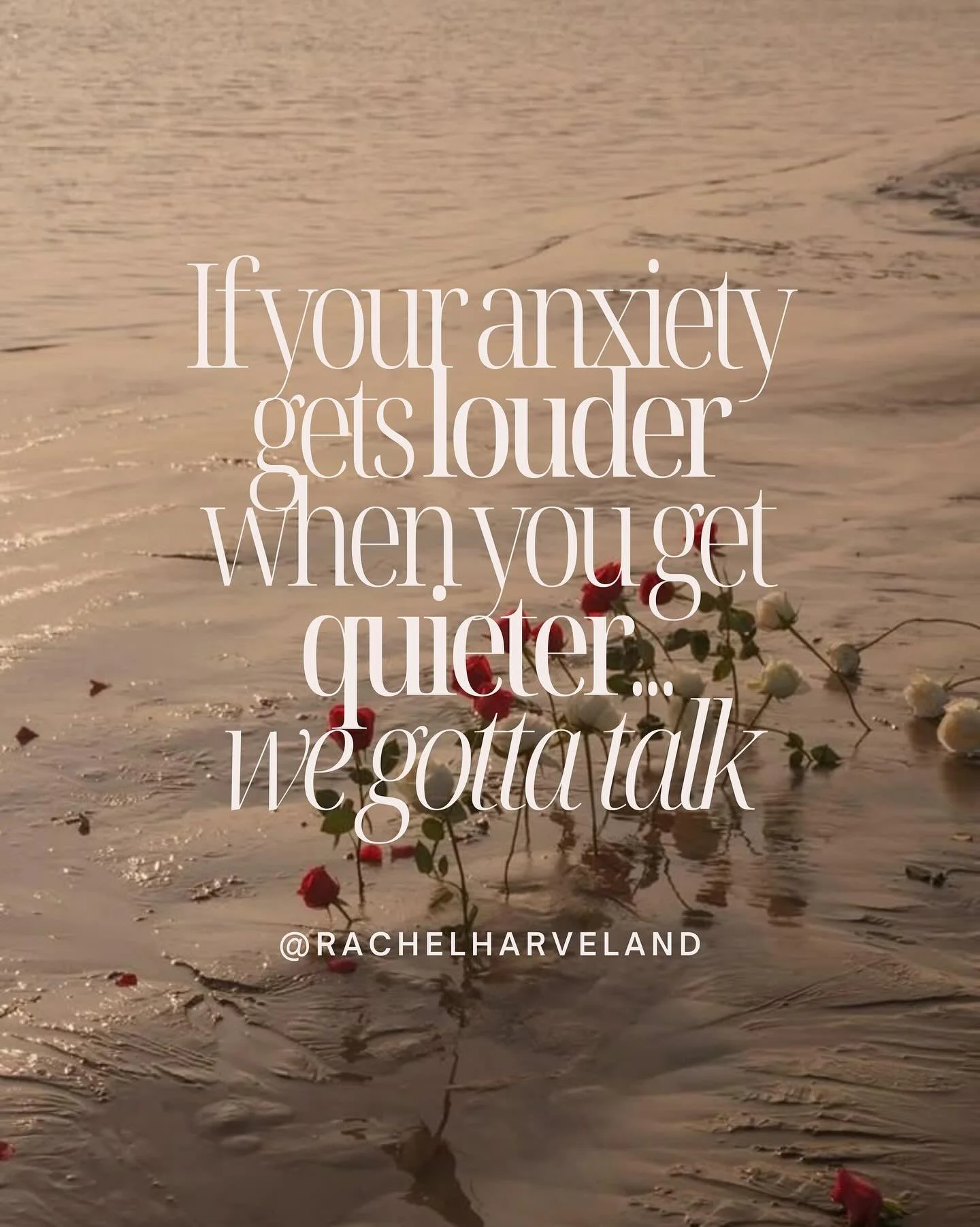 You try all the grounding practices you can think of to stop the anxiety but it feels like it just amplifies instead&hellip;

Your body&rsquo;s telling you something.

Your body&rsquo;s been holding onto something for a long time and it&rsquo;s askin