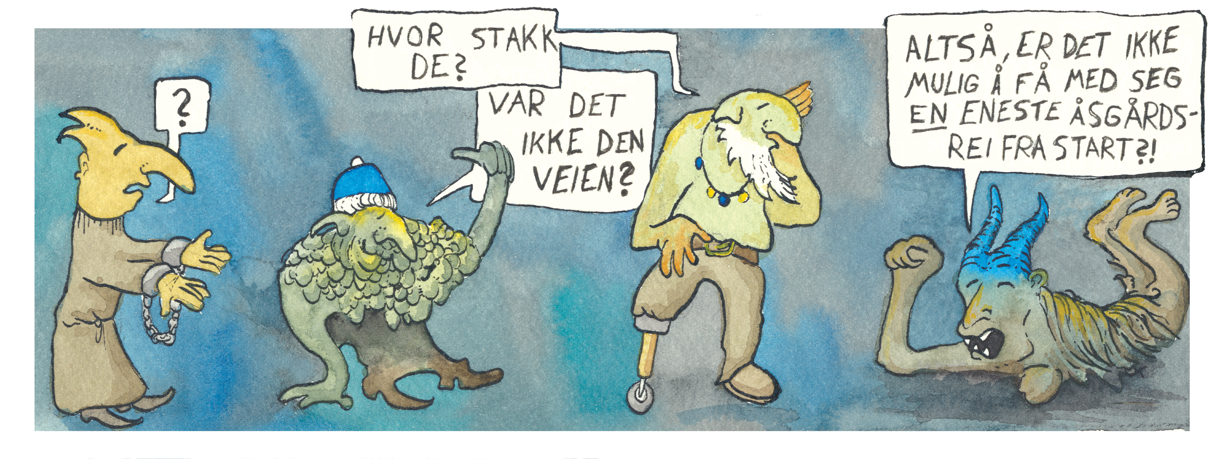 Comic book Åsgårdsreia Rakner!