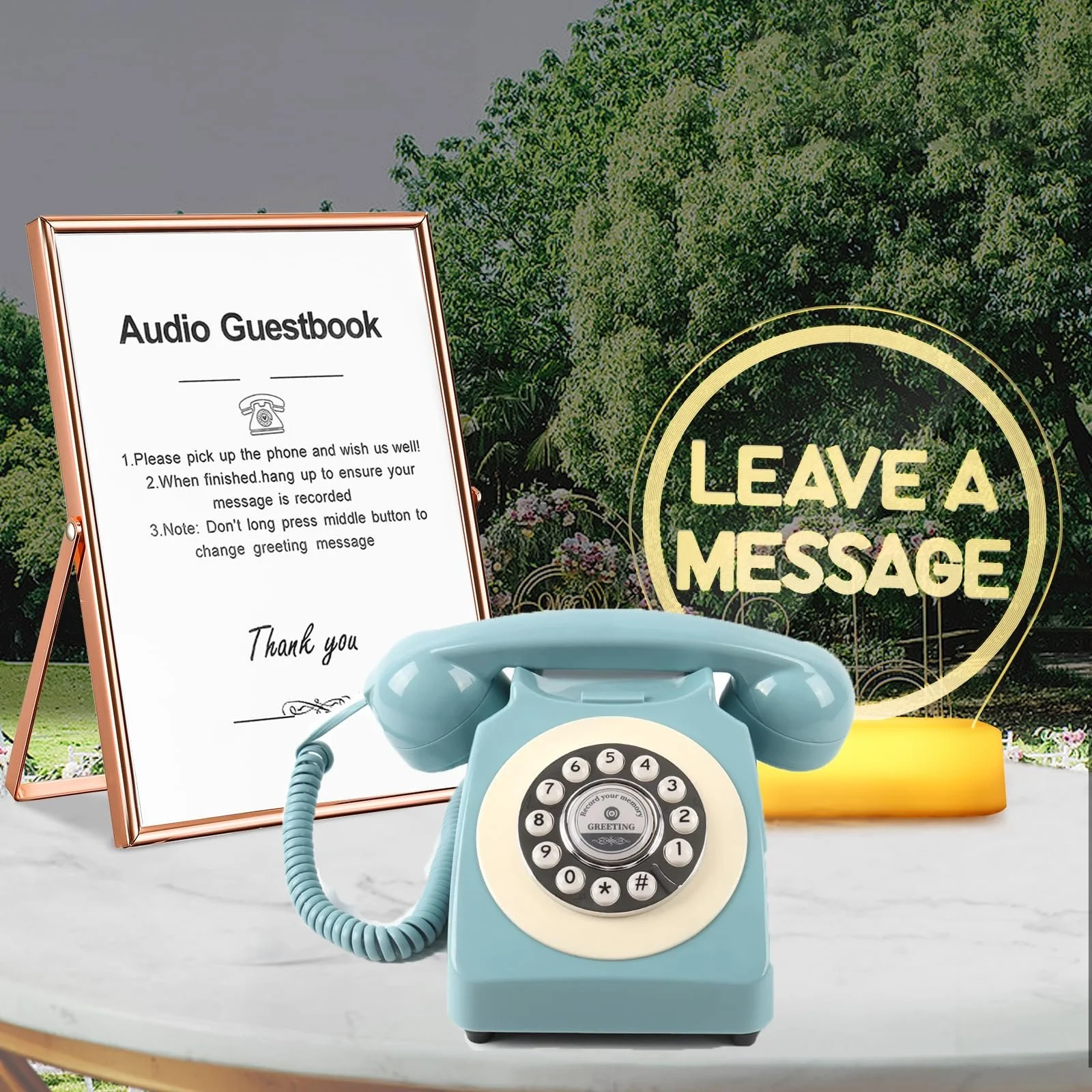 Audio Guest Books makles a message even more meaningful, hearing the guest's voices, saved to last a lifetime!