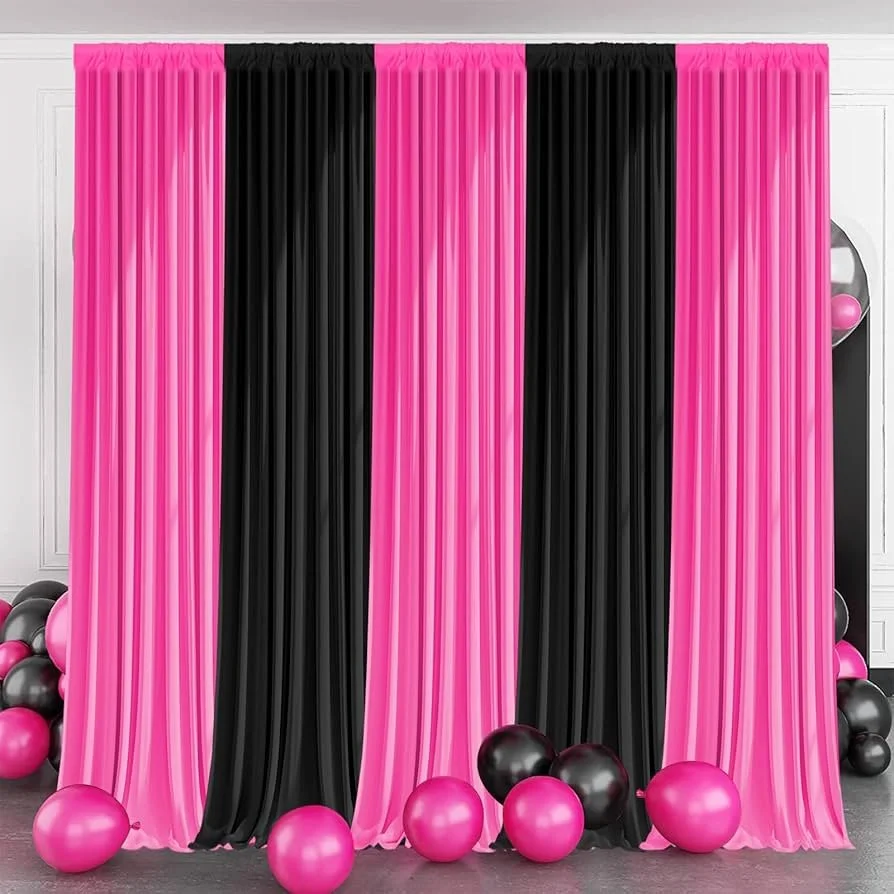 A curtain backdrop.