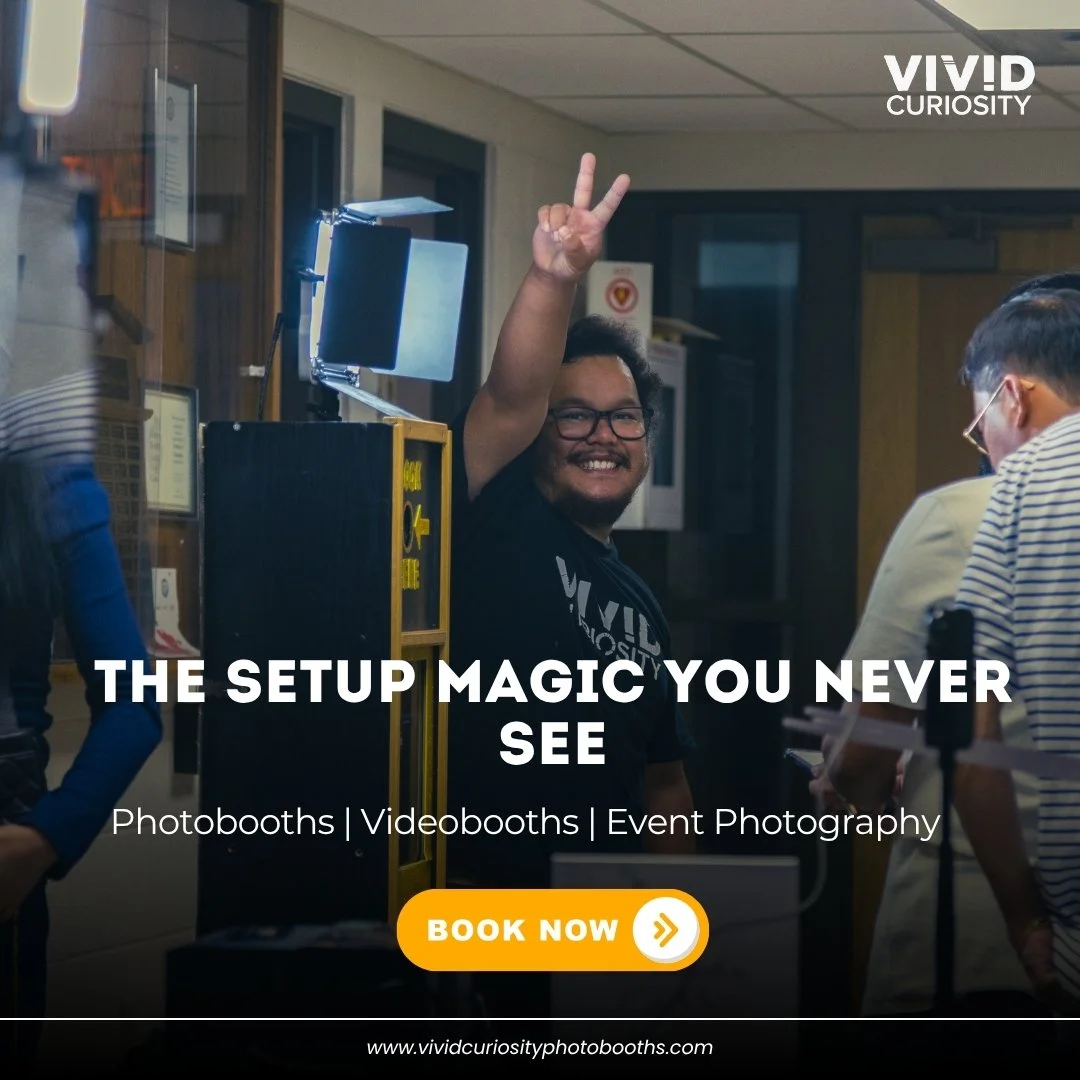 What guests don&rsquo;t always notice is the quiet prep that makes everything run smoothly once the party starts. 📸✨

Before the first photo is snapped, there&rsquo;s lighting to test, angles to fine-tune, layouts to double-check, and equipment to l