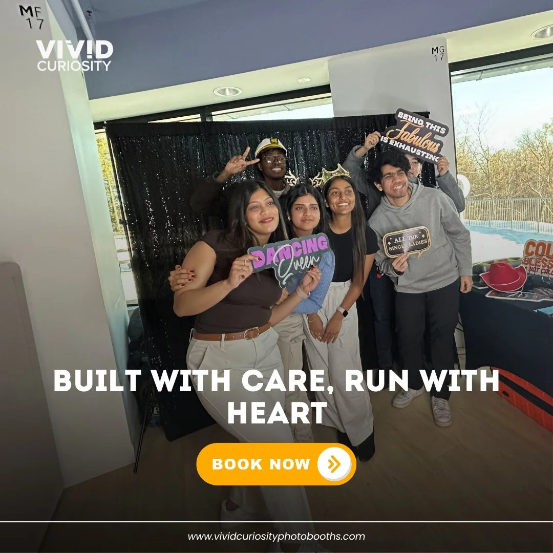 This right here is why we care so much about the details. 📸💛

Before the props are picked up and the countdown begins, there&rsquo;s a lot happening behind the scenes. We&rsquo;re adjusting the backdrop, checking the lighting, testing the prints, a