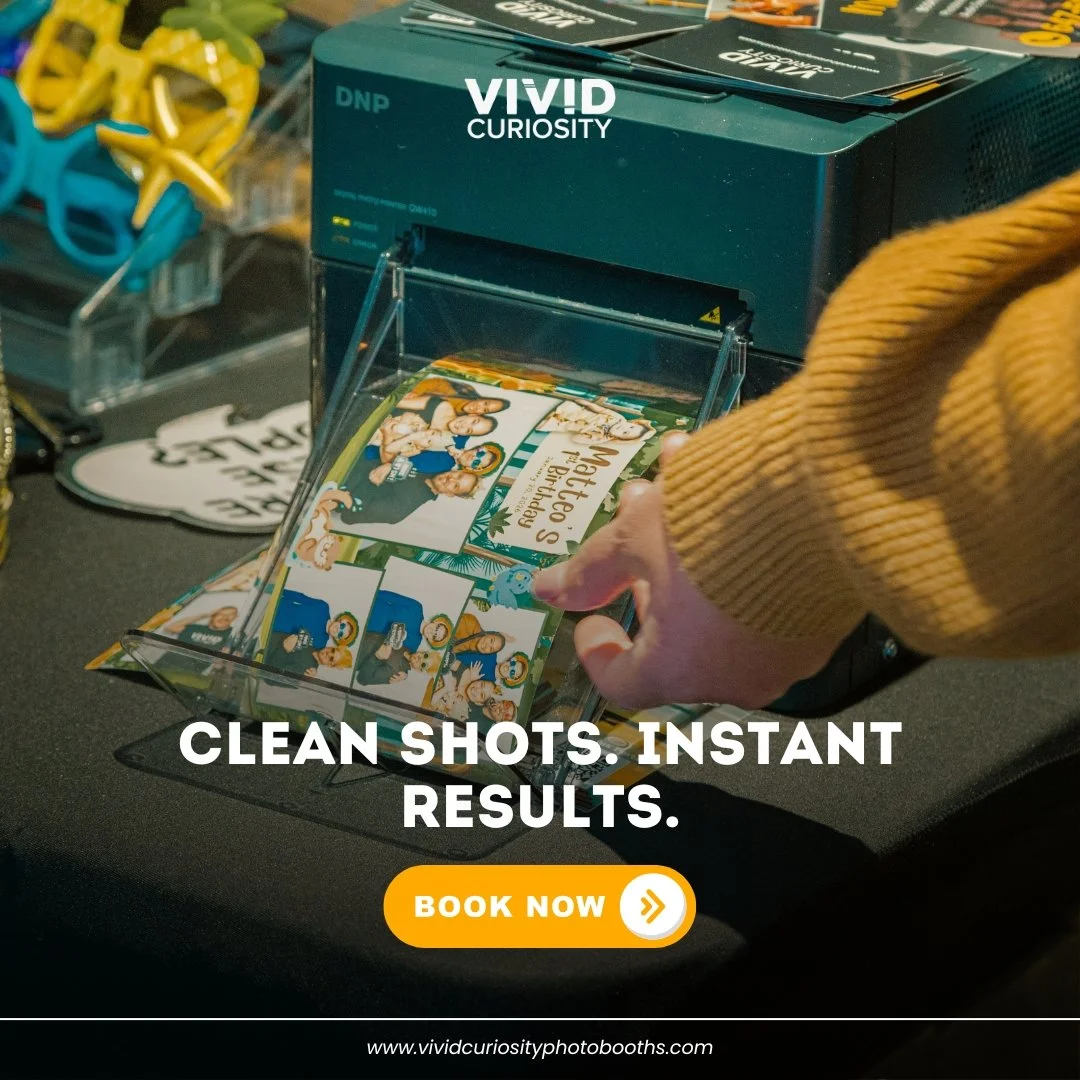 There&rsquo;s something satisfying about that moment the print slides out. 📸✨

No waiting days. No blurry screenshots. No &ldquo;we&rsquo;ll send it later.&rdquo; Just a clean, high quality photo in your hands seconds after the flash.

At Vivid Curi