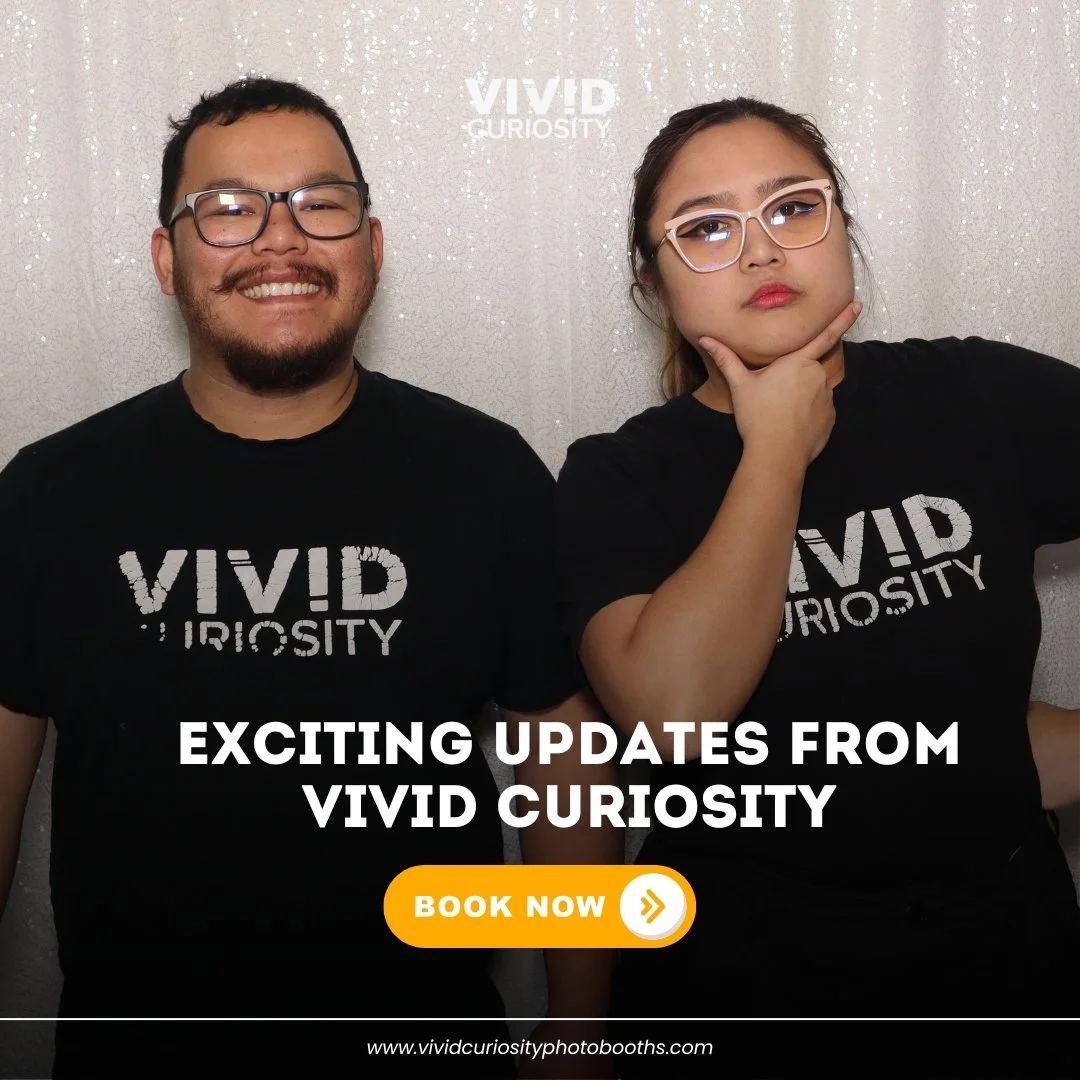 Big things are happening behind the scenes. 👀✨

If you&rsquo;ve been following Vivid Curiosity Photobooths for a while, you already know we don&rsquo;t like staying still. We&rsquo;re always refining, upgrading, and finding new ways to make your eve