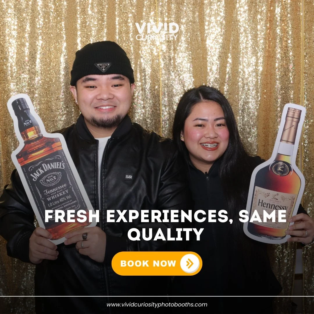 New vibes. Same high standards. 📸✨

We&rsquo;re always introducing fresh experiences, updated templates, and new ways to make your event feel unique. But one thing never changes at Vivid Curiosity Photobooths. The quality.

No matter the theme, the 