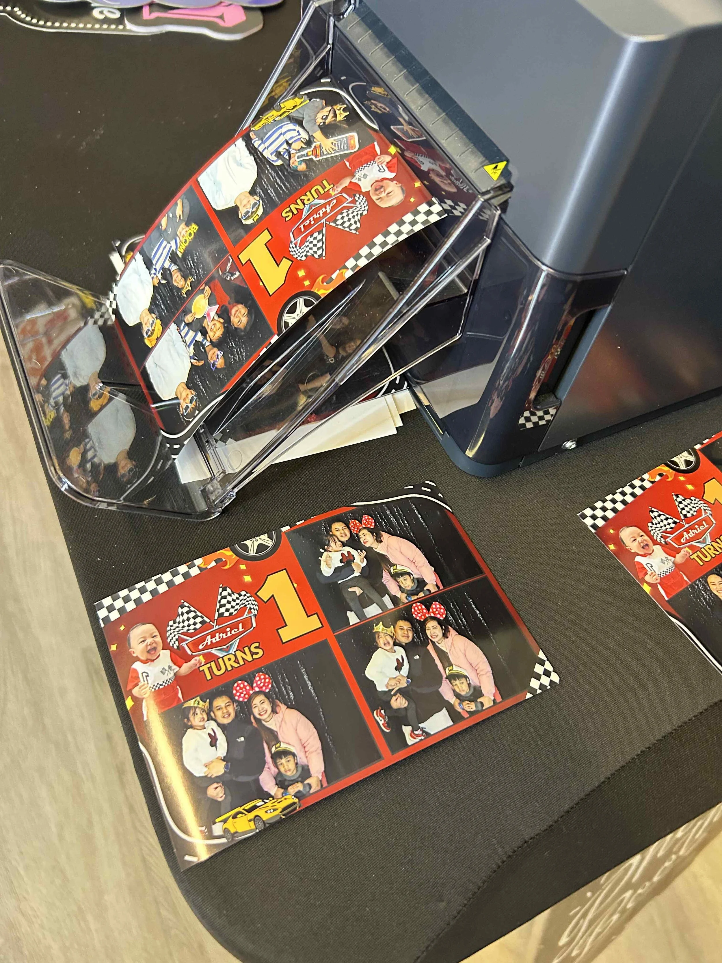 We always do test prints before the event starts to make sure the photos come out perfect!