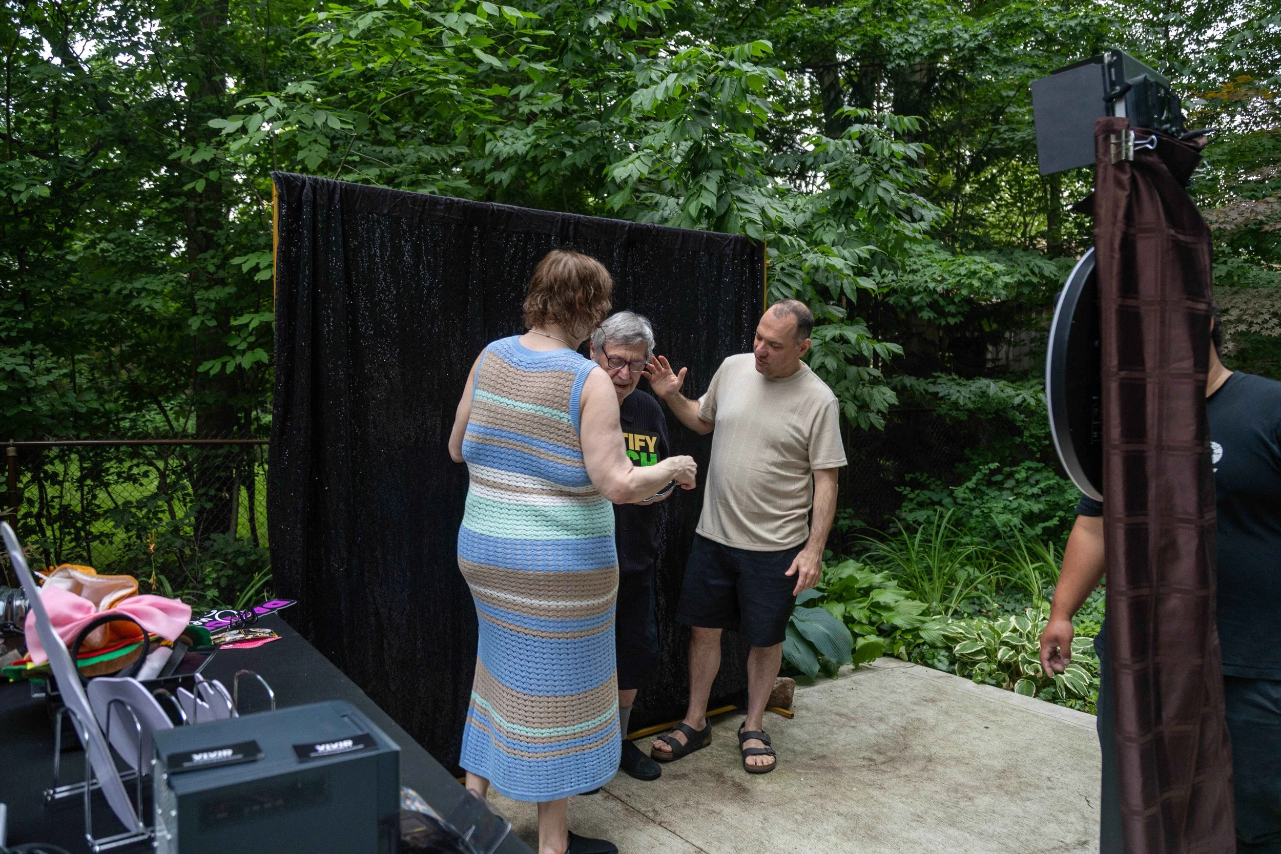 Who says you can't do a photobooth outdoors?