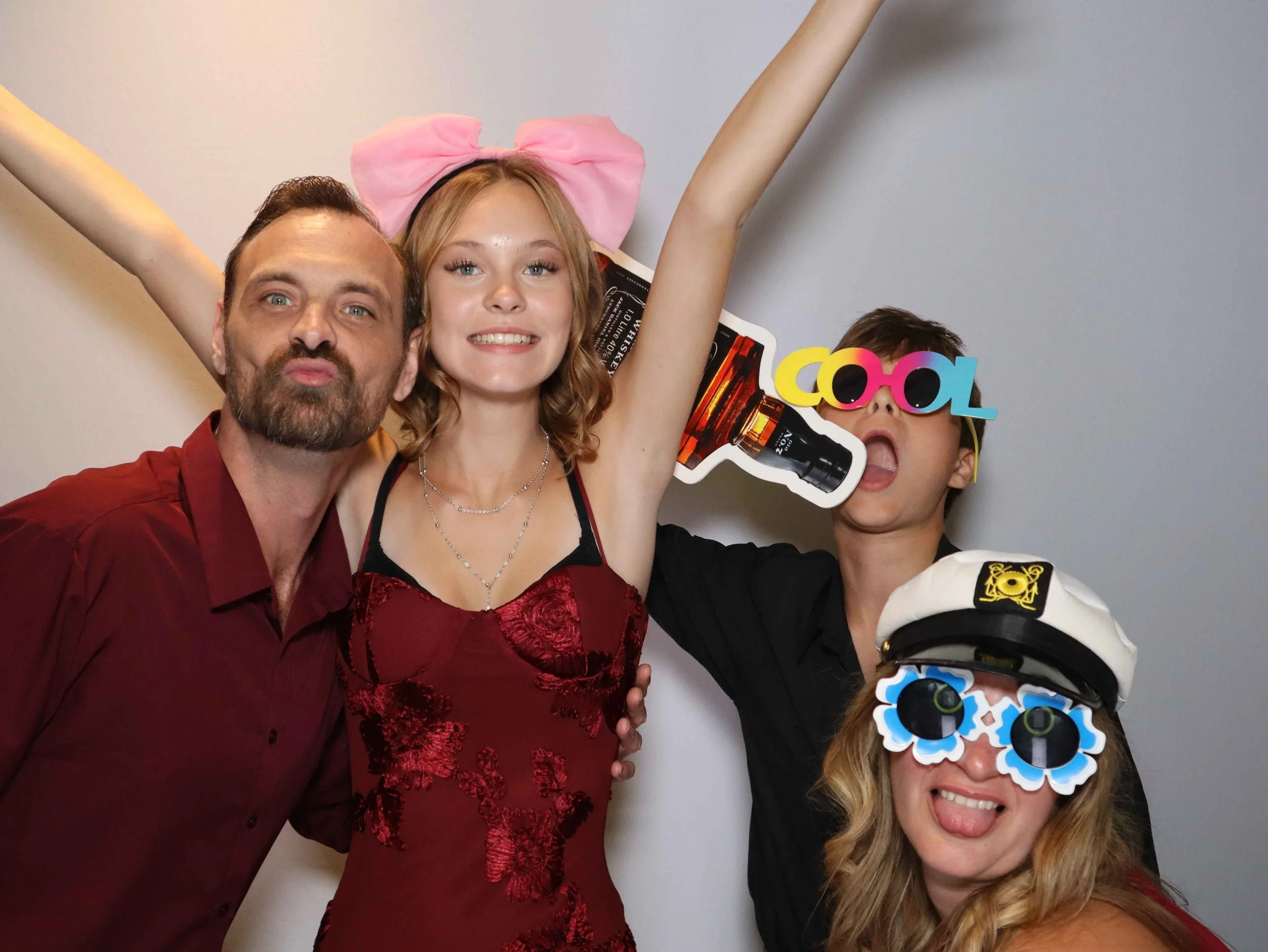 Photobooths are really fun and many of our clients rave about it when we're at the event.