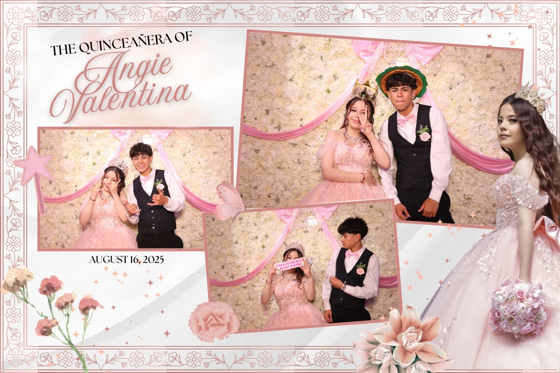 Angie’s Quinceañera | Photobooth Celebration