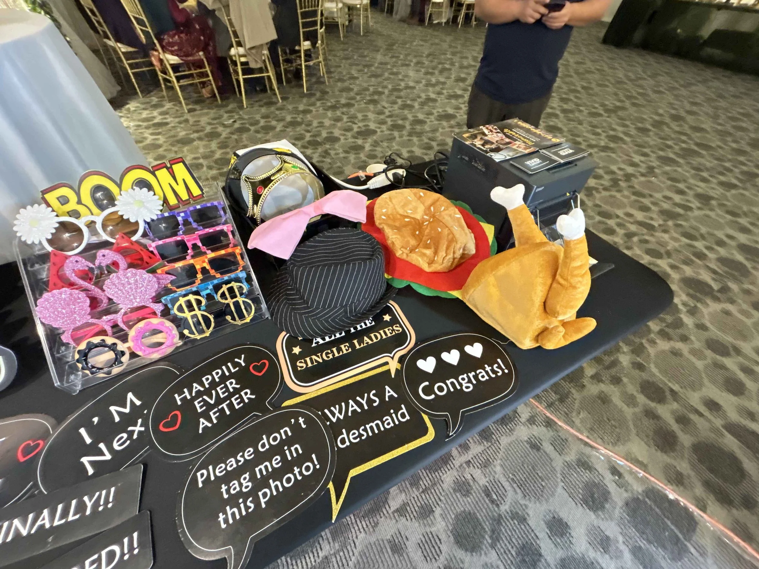 Who is going to fix the props table before the event, in-between busy times, and after the event? We know it ain't Siri. :)