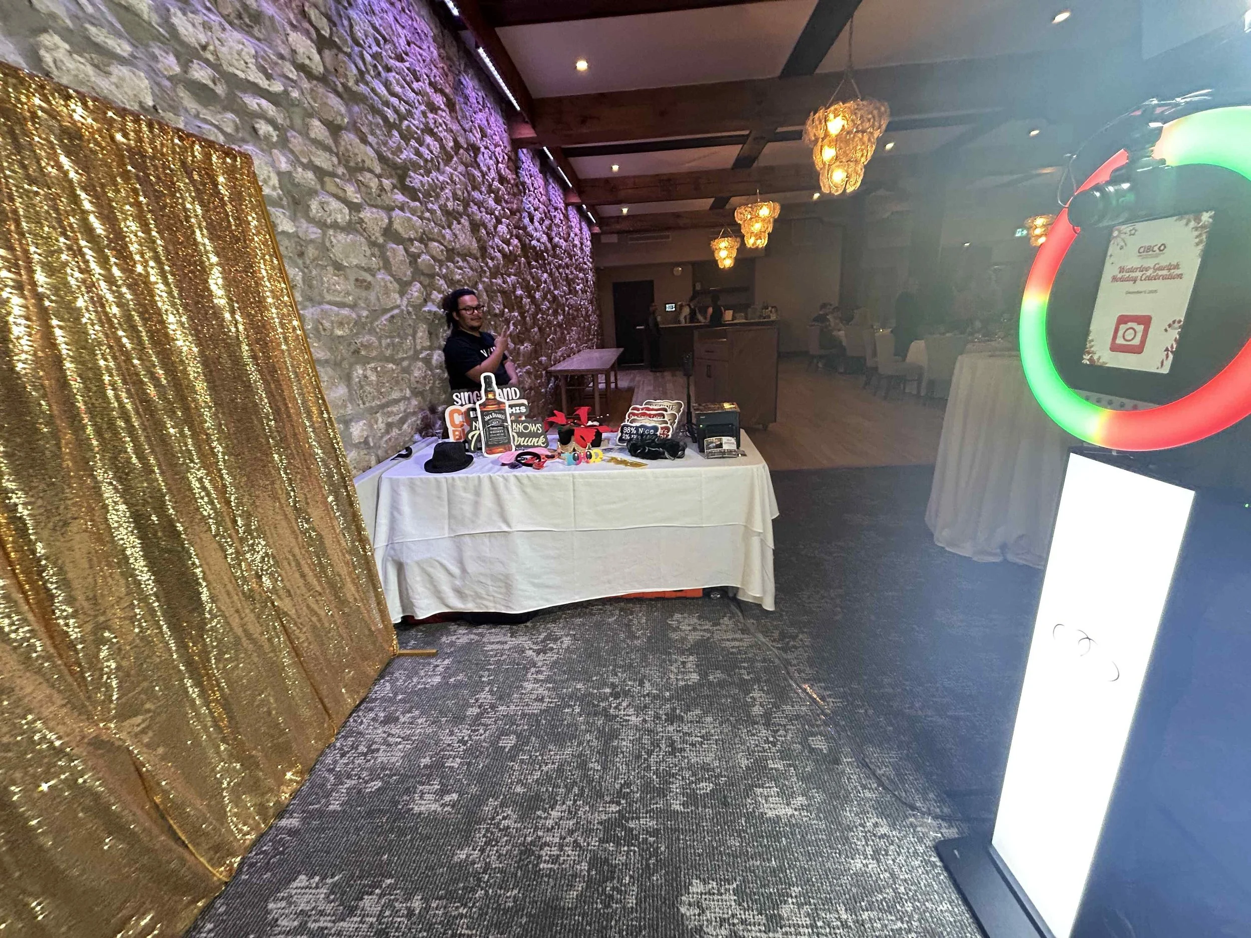 Our modern photobooth.