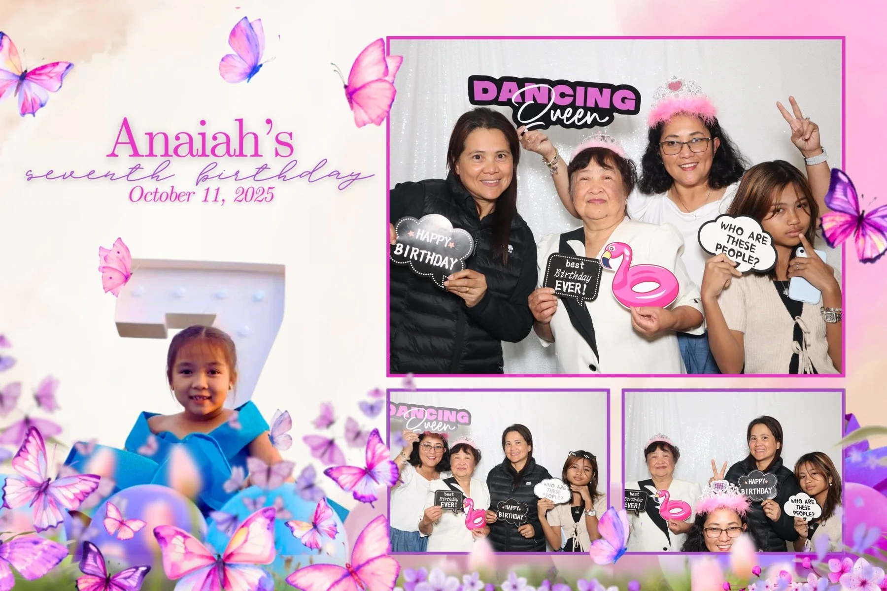 Anaiah’s 7th Birthday | Photobooth Celebration