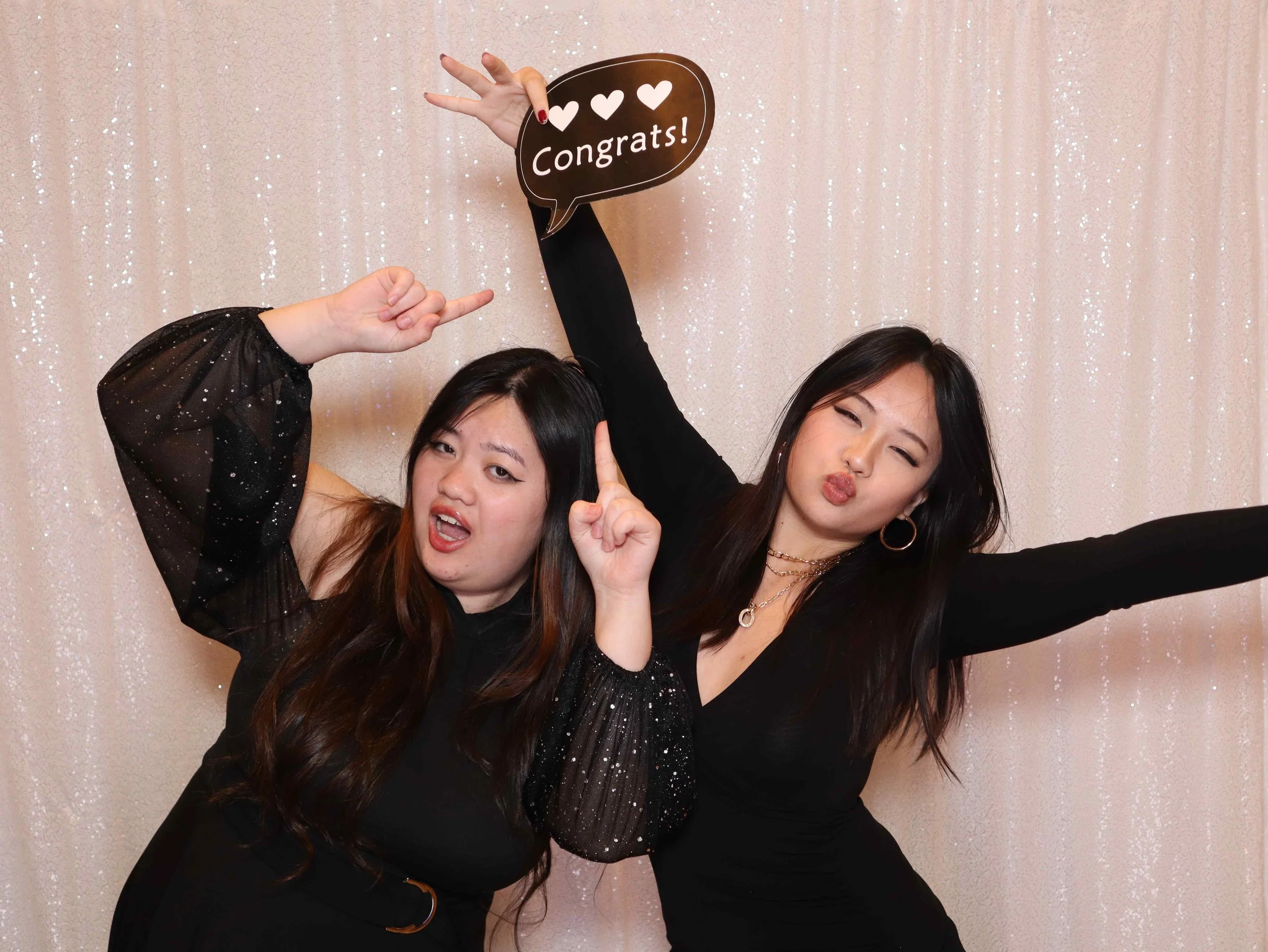 Many wedding guests love photobooths! Some even go more than once.