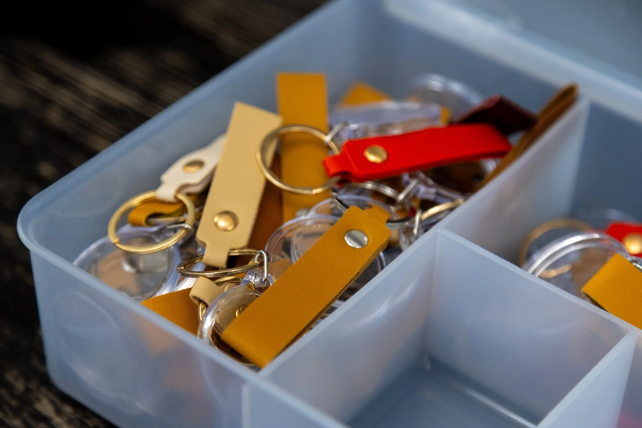 Straps, charms, and other accessories make the keychain making process exciting and fun!
