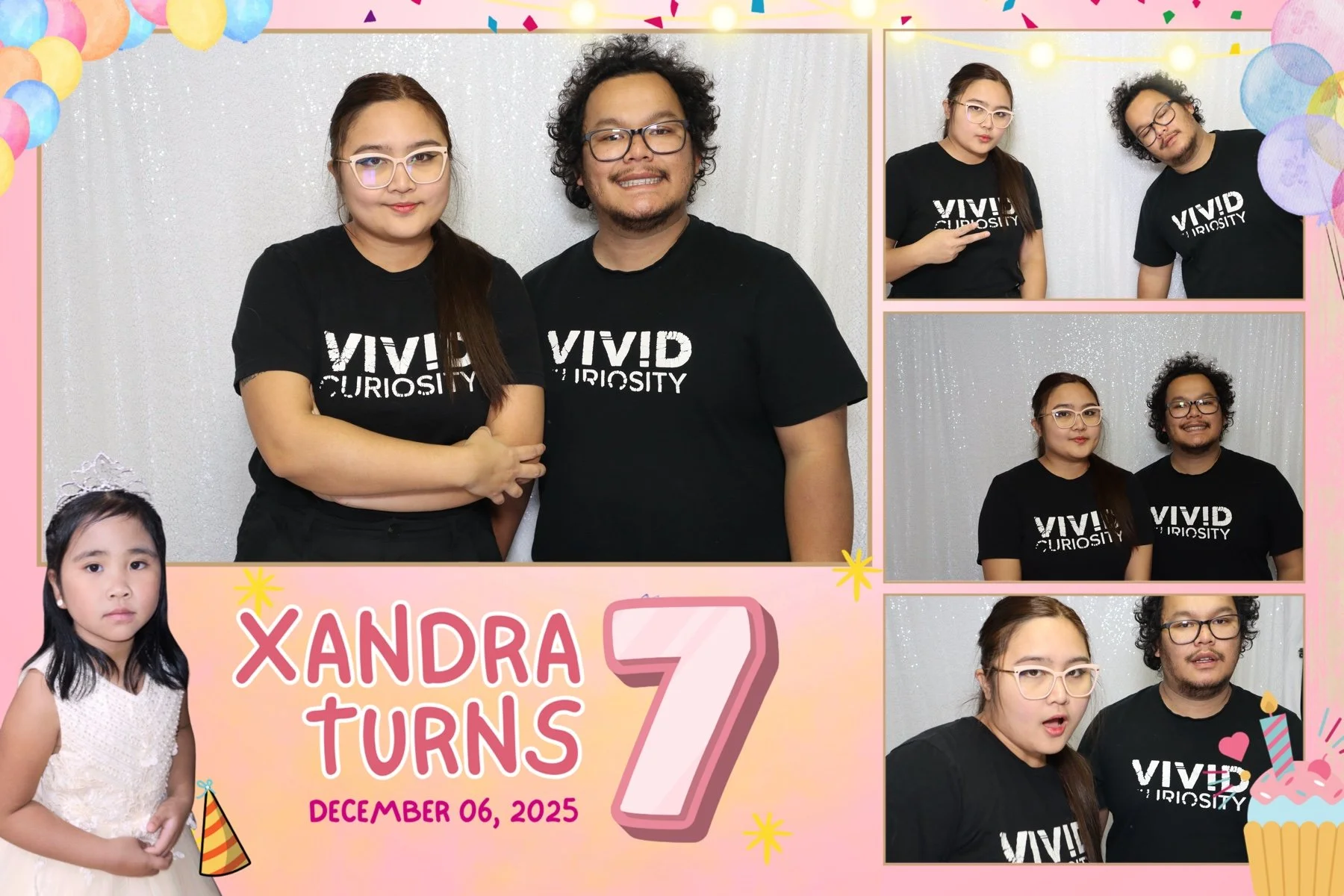 We love testing our photobooth on ourselves first. This way, we're able to check if everything is good to go.