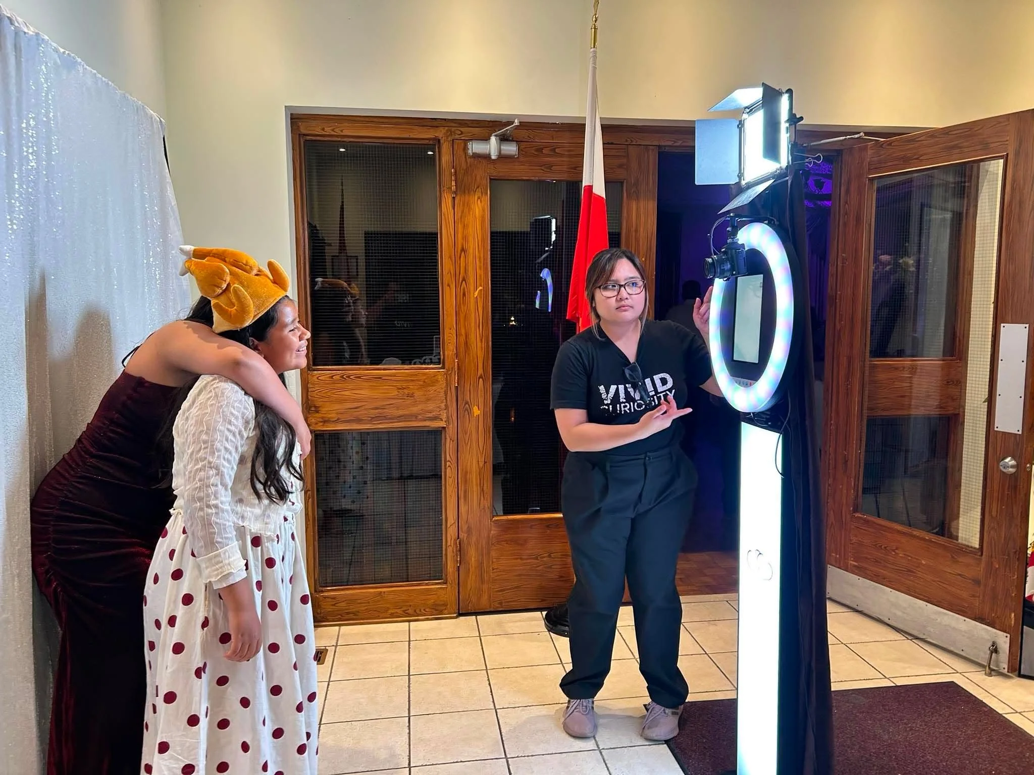 The beauty of being a hands-on photobooth owner is you get to experience the fun that people experience while using what your photobooth has to offer: props, prints, the whole shebang!