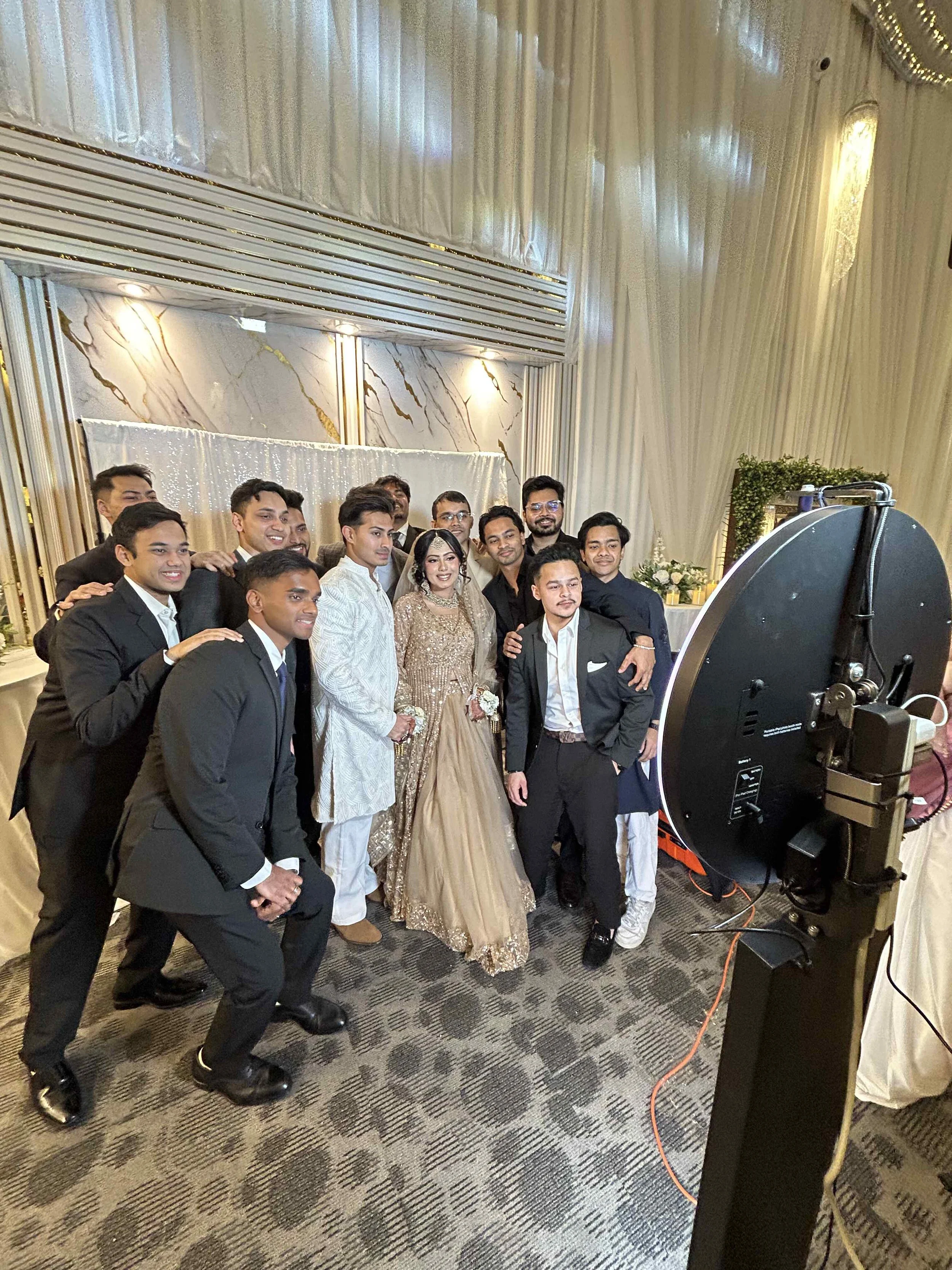 Any event becomes a bonding moment whenever there's a photobooth around.