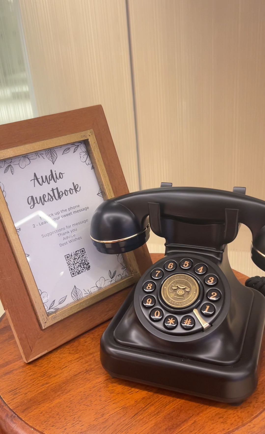 Audio and video guest books make messages feel even more personal.