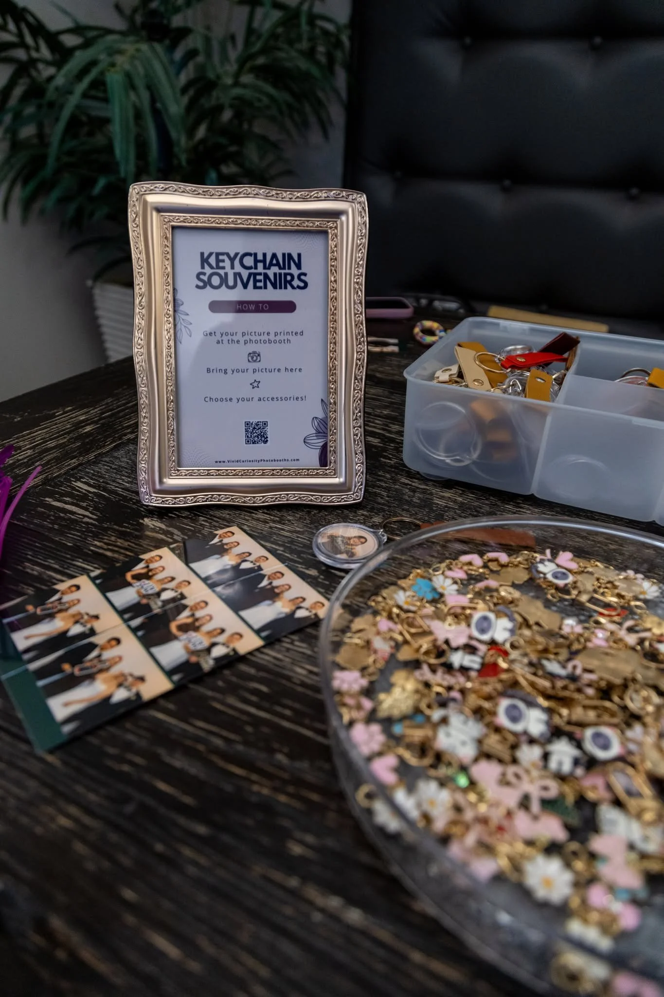 Our keychain station is simple and many found it very cute!