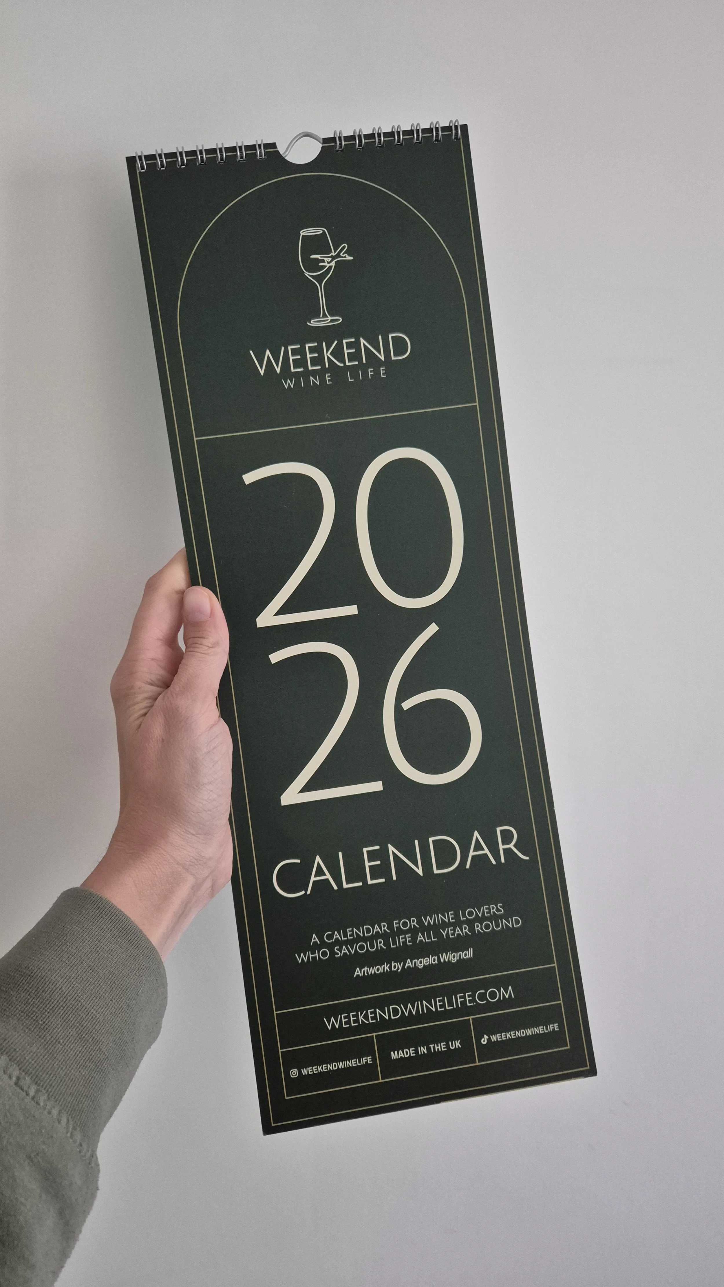2026 Skinny Wall Calendar (physical product)