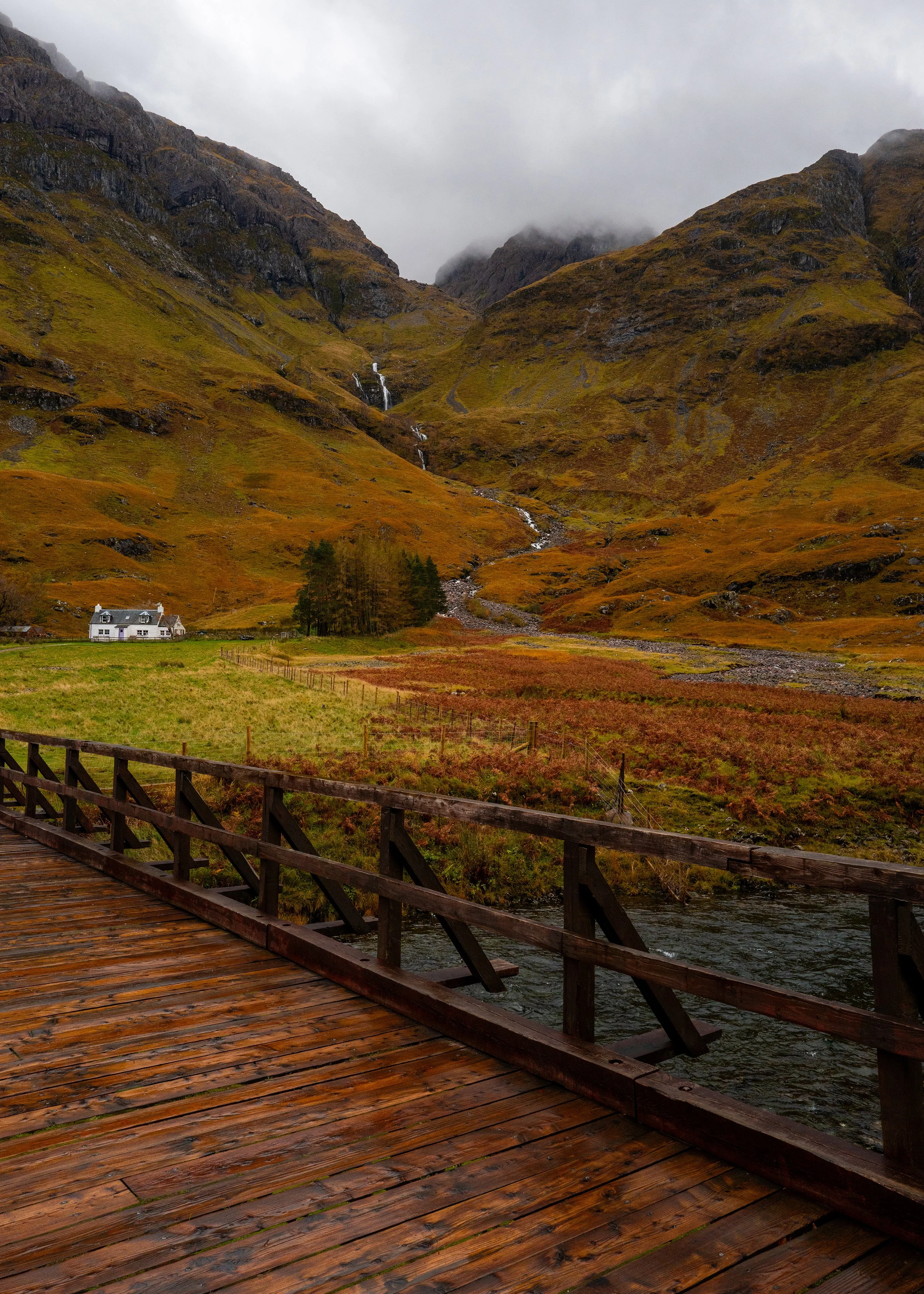 Glencoe the Bridge to the Falls