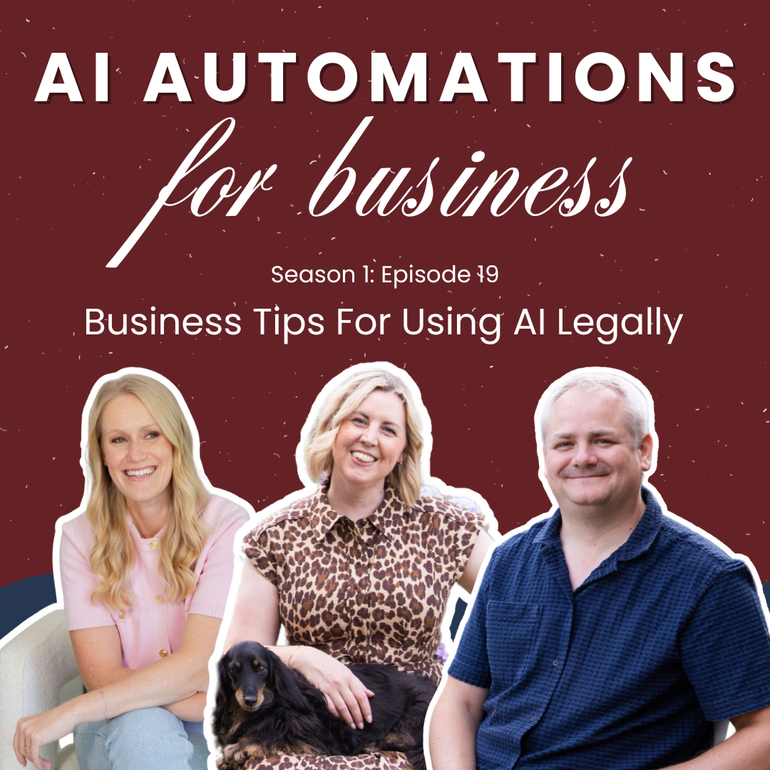 S1. Ep19 - Business Tips For Using AI Legally