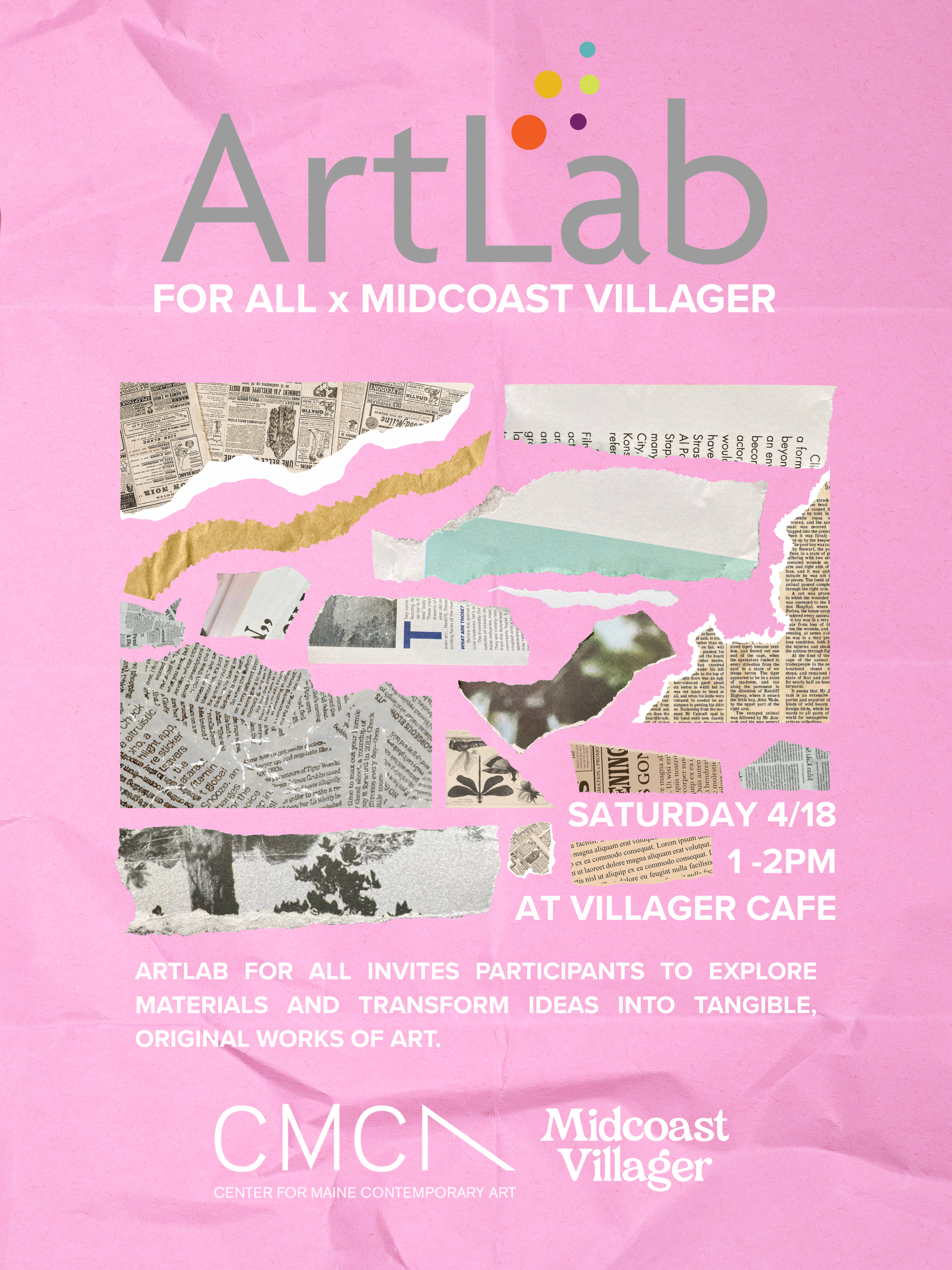 ArtLab for All x Midcoast Villager