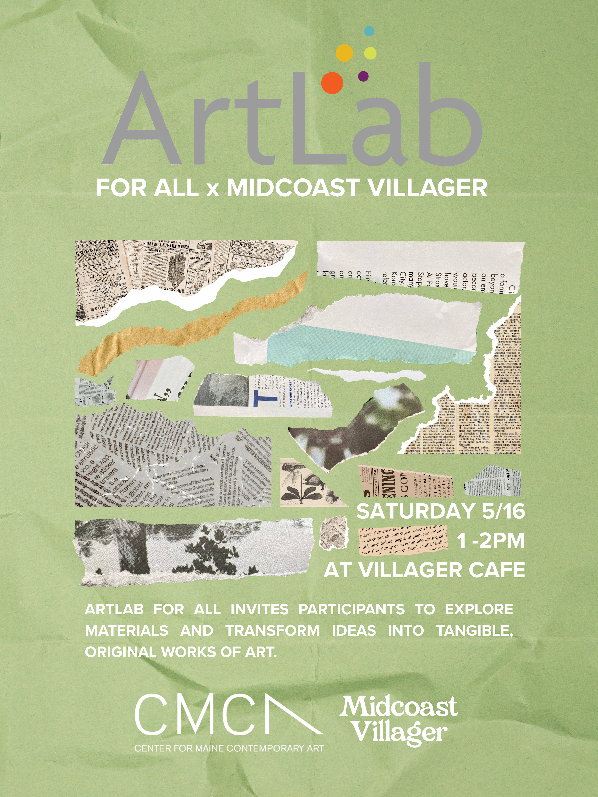 ArtLab for All x Midcoast Villager