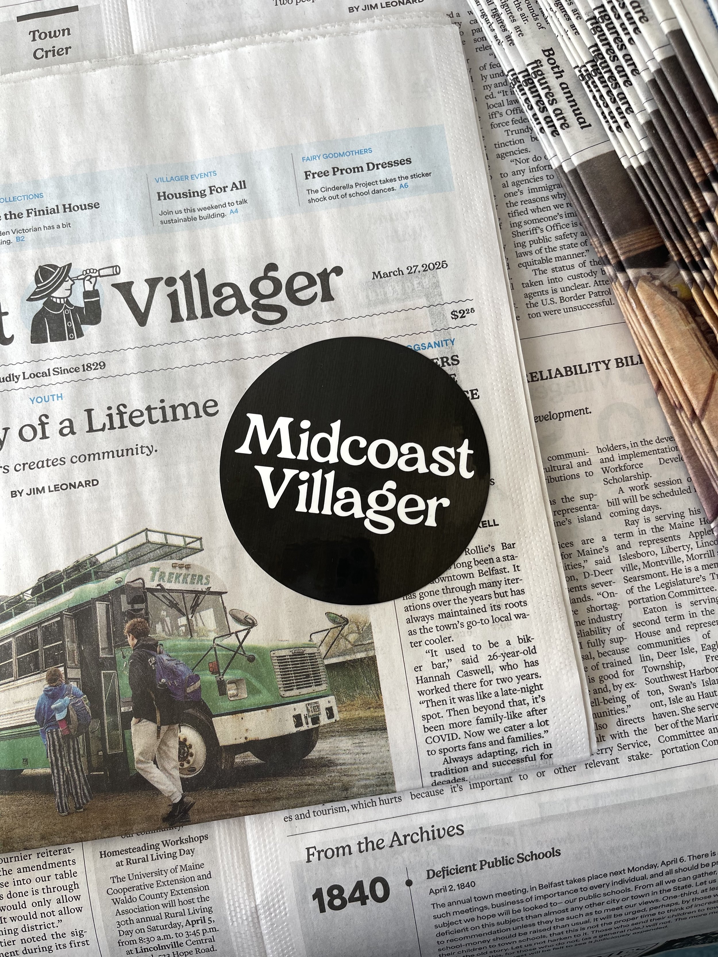 Villager Circle Sticker