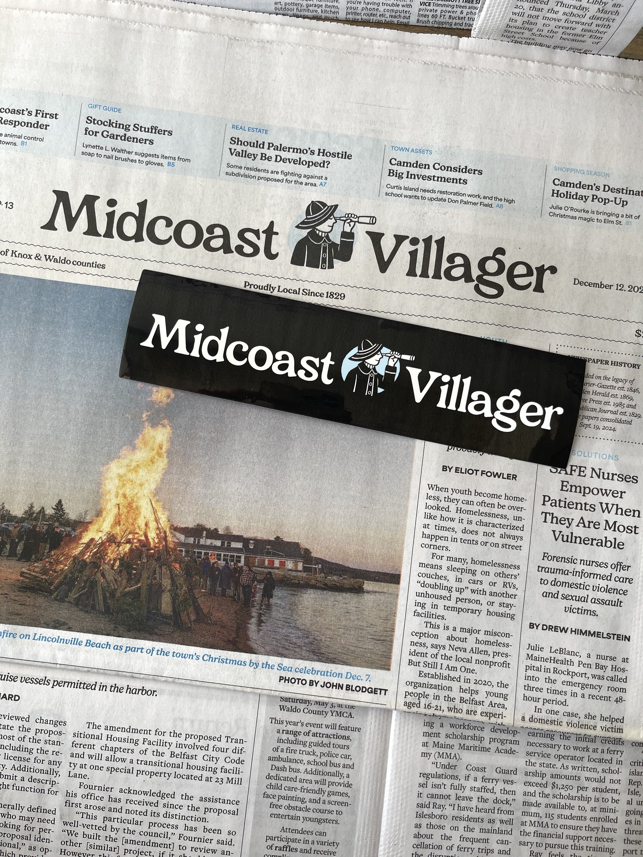 Midcoast Villager Bumper Sticker