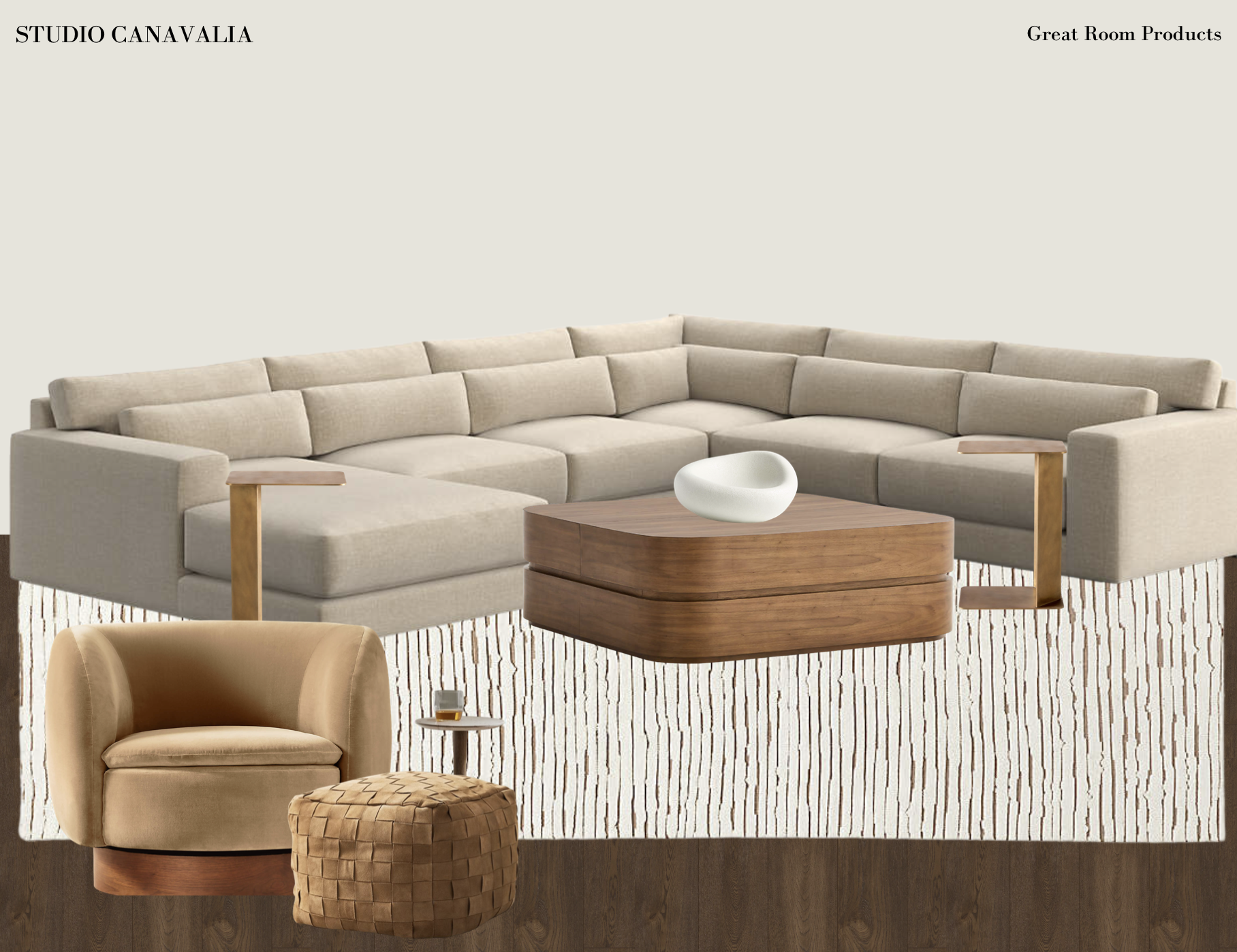 South Beach Living Room Interior Design