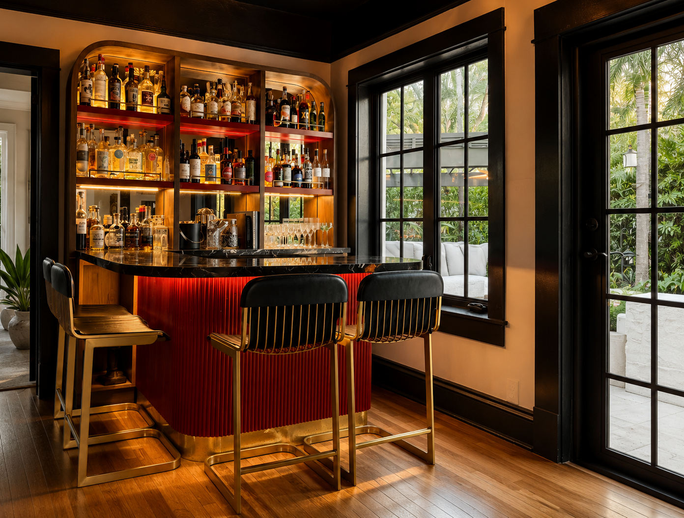 Coconut Grove Home Remodel Custom Bar Design Millwork.png