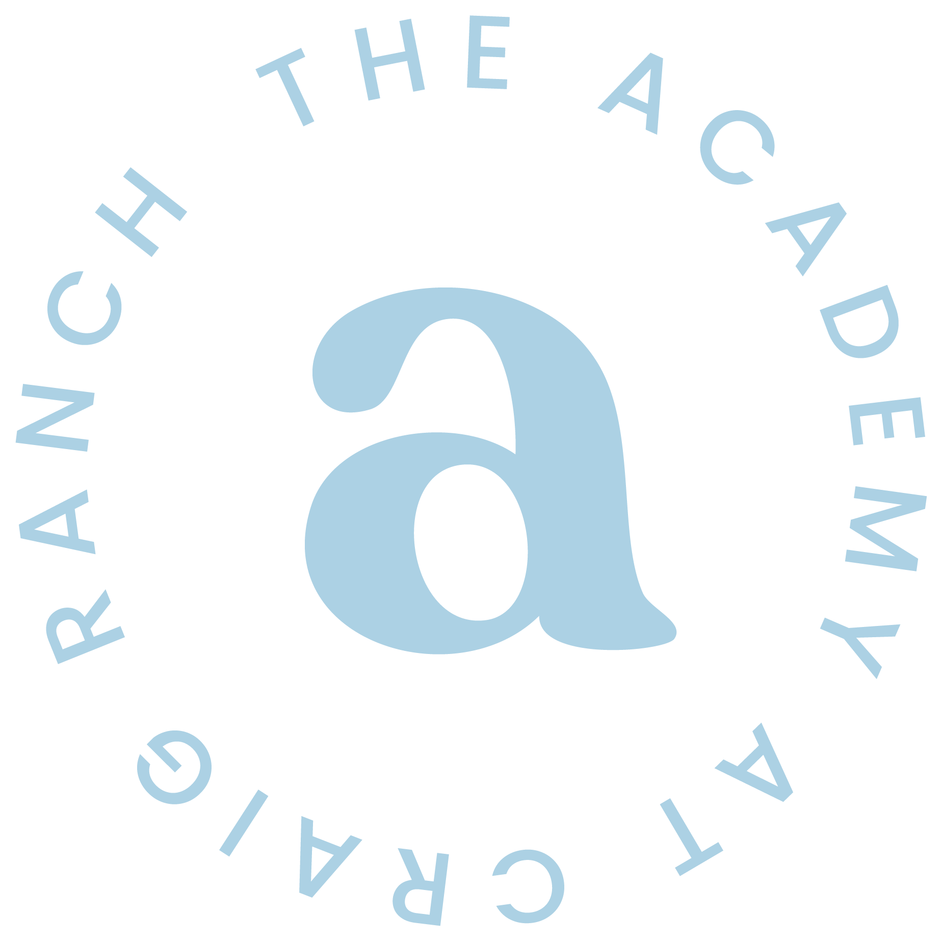 Logo for the Academic Advisory and Research Center with a lowercase 'a' in the center and the organization name circular around it.