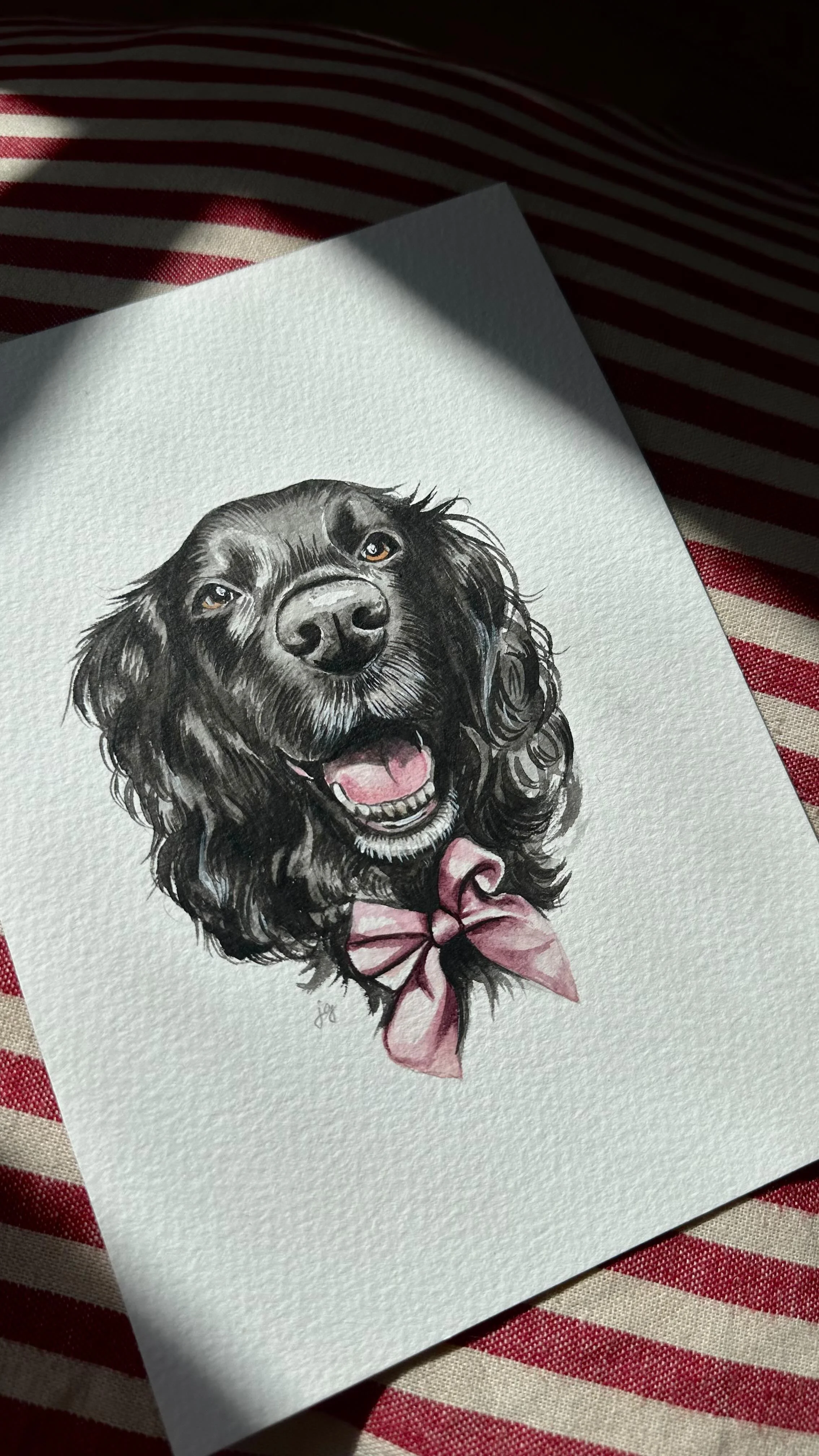 Watch beautiful Clemmie come to life β¨ I had so much fun layering in all of her dark tones, and bringing her to life with the finer details at the end. This little face always brightens my day πΈπΊπ· @clemmie_tinycocker
•
•
•
#waterco