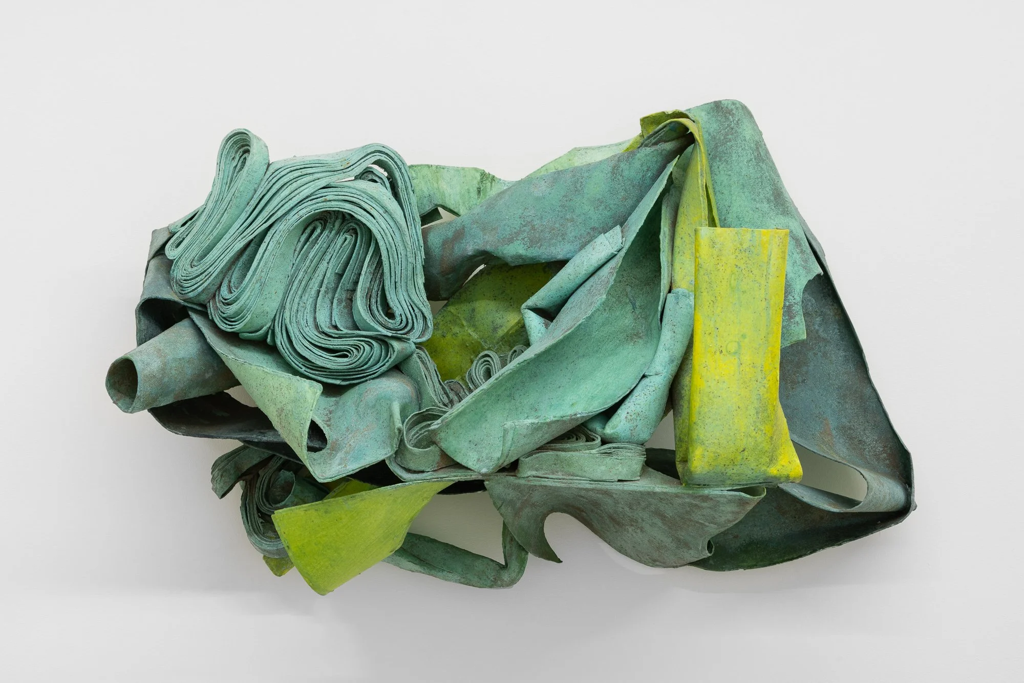   Untitled , 2025  Mixed media on paper  56 × 82 × 33 cm 