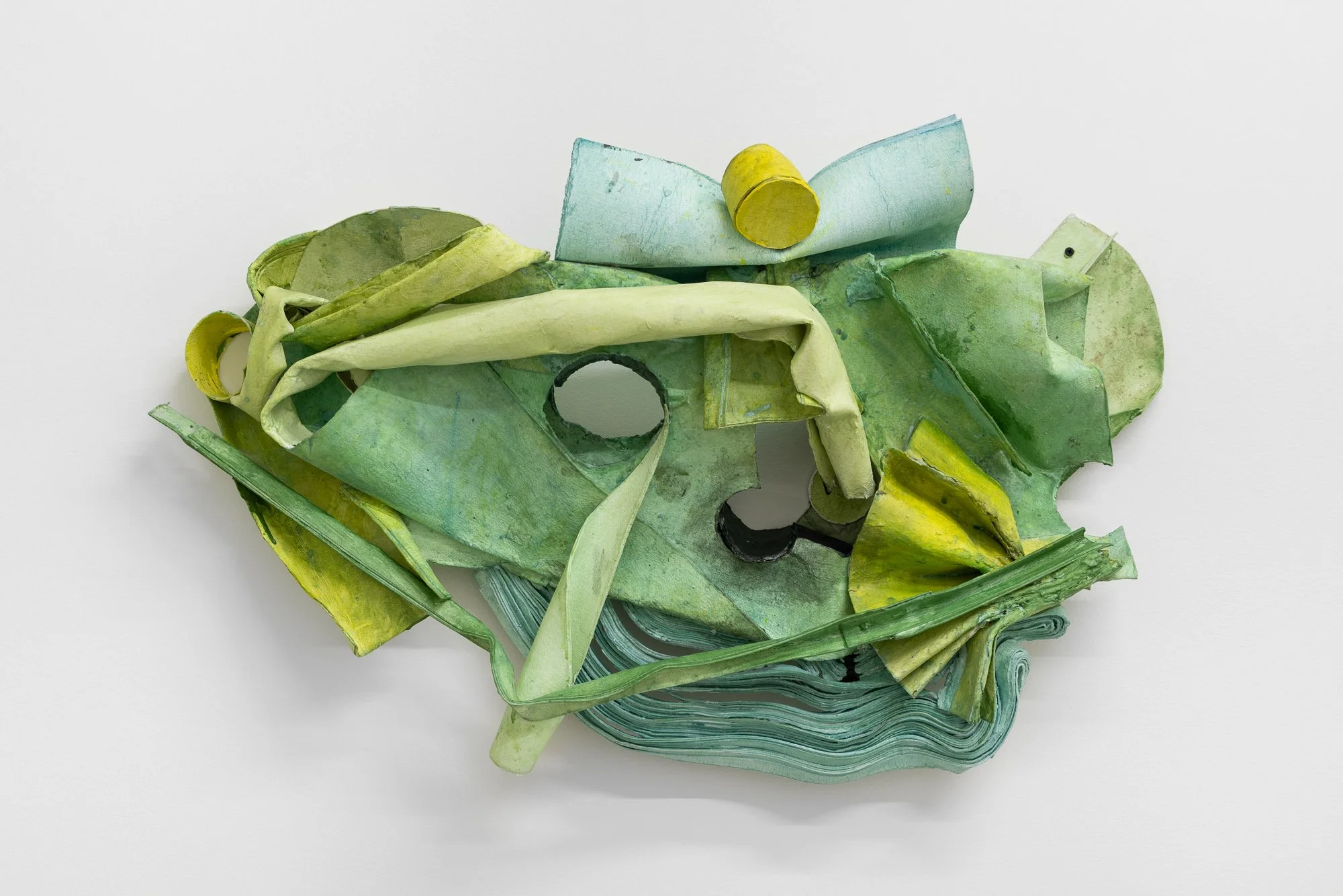   Untitled , 2025  Mixed media on paper  56 × 82 × 33 cm 