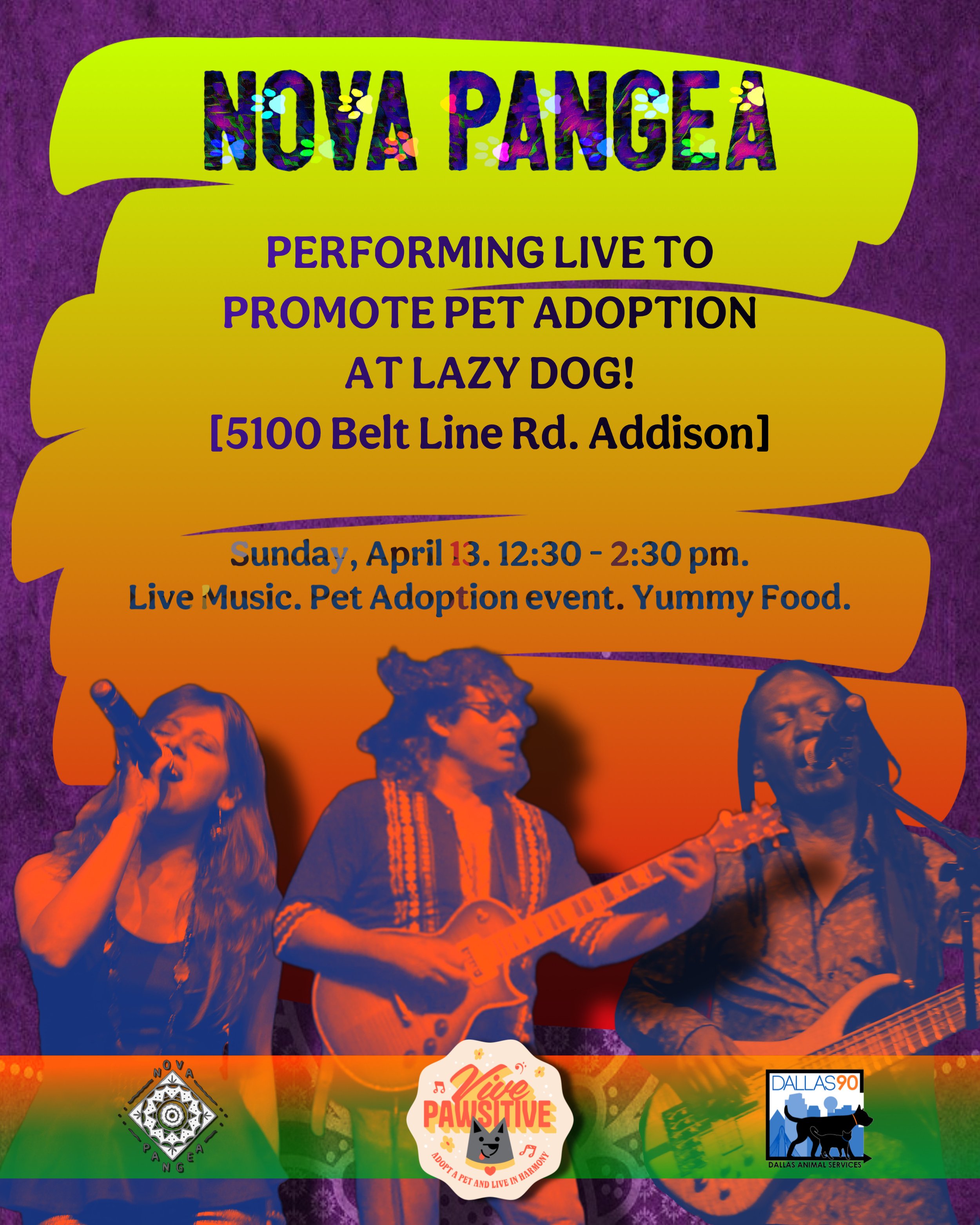 Vive Pawsitive with Nova Pangea @ Lazy Dog 1