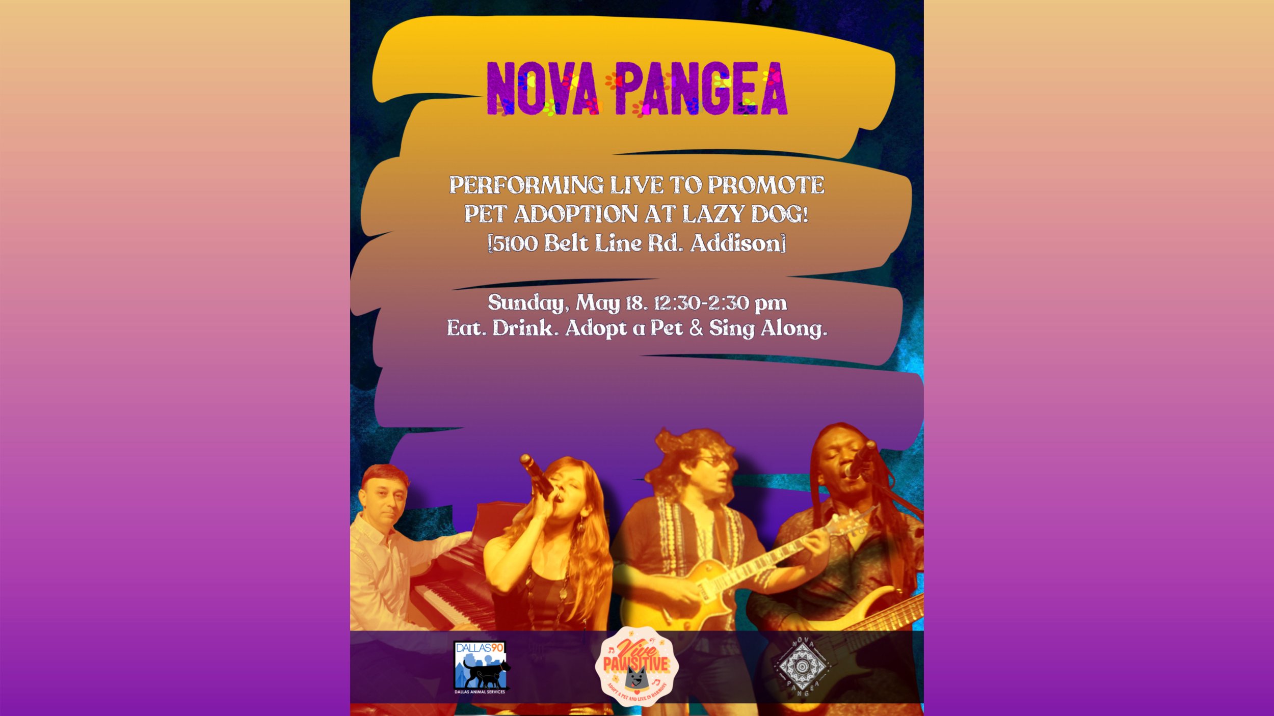 Vive Pawsitive with Nova Pangea @ Lazy Dog 2