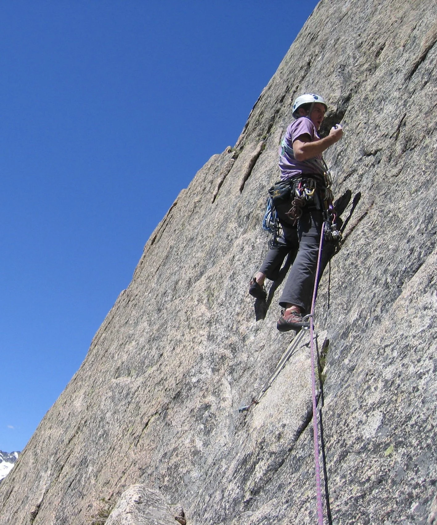 Smearing on Granite