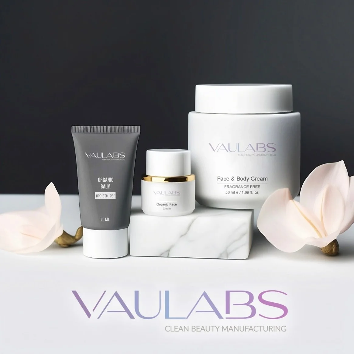 β¨ Welcome to Vaulabs! β¨
We’re a clean beauty manufacturing company dedicated to creating sustainable, toxin-free skincare solutions. From custom formulations to private label products, we specialize in helping brands bring their vision to life