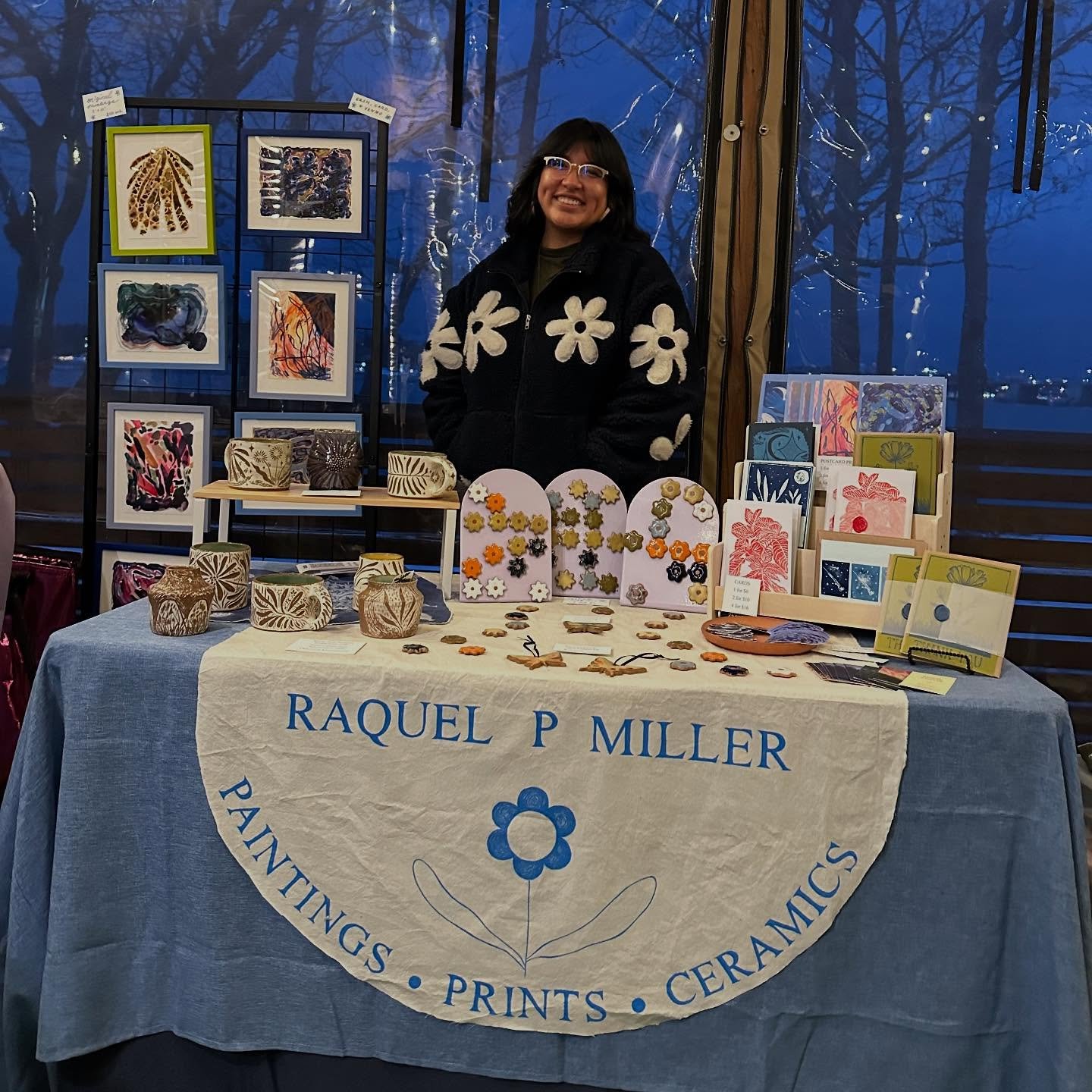 Thank you so much to everyone who came out and supported me and my art for the Merry Maker&rsquo;s Market and the Mill Pond Holiday Pop Up 🤍

My heart is full! So much props to artists and makers doing so many holiday markets. And so many thanks to 
