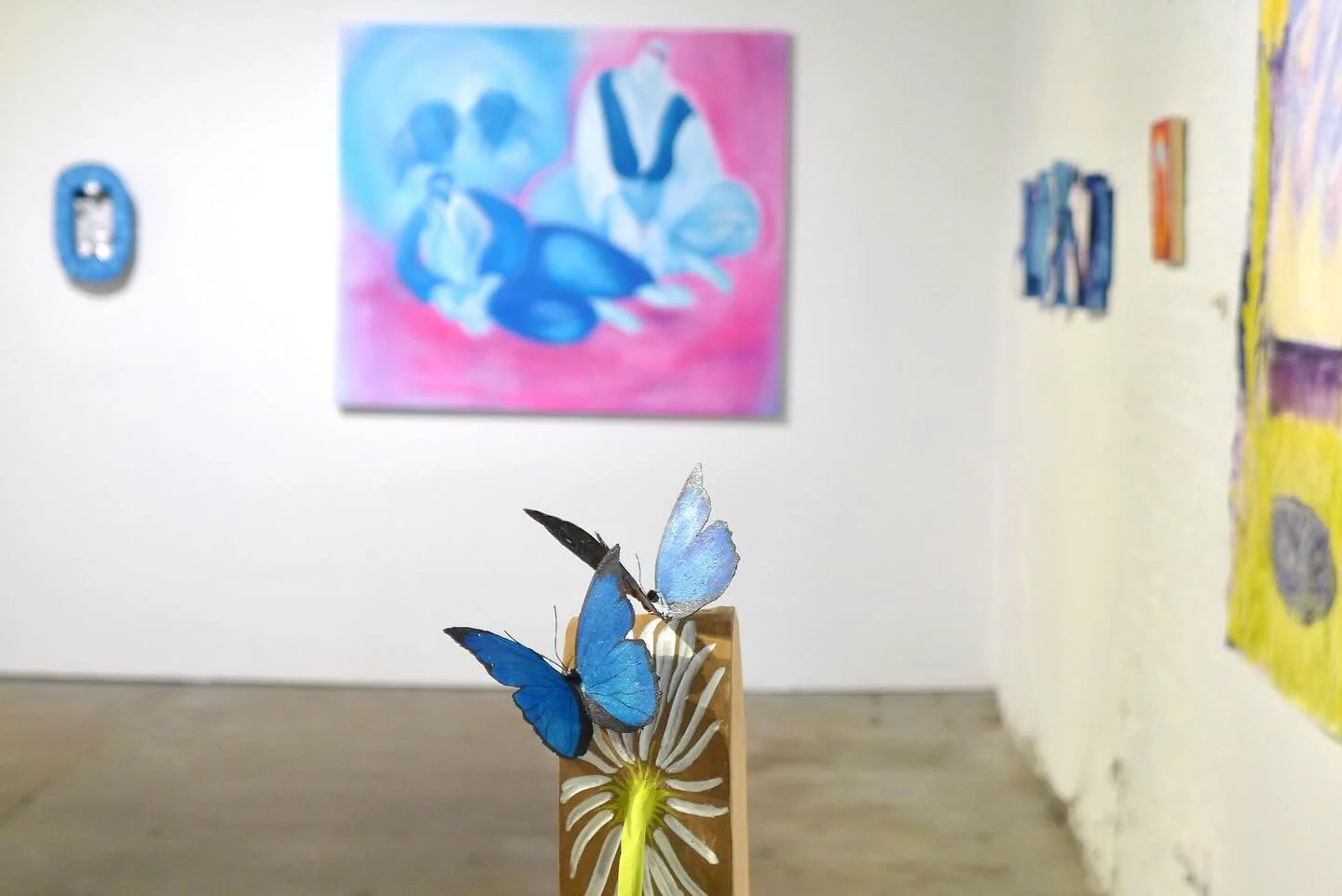 Picture this: you and your bestie are two butterflies resting on an altar together gazing upon a painting by Esper Gaspardi at @82parris_ 

MEMORIES TO GIVE 
🦋On view until the 24th 🦋
This is the last full weekend to visit! 

Sat &amp; Sun 11am - 2