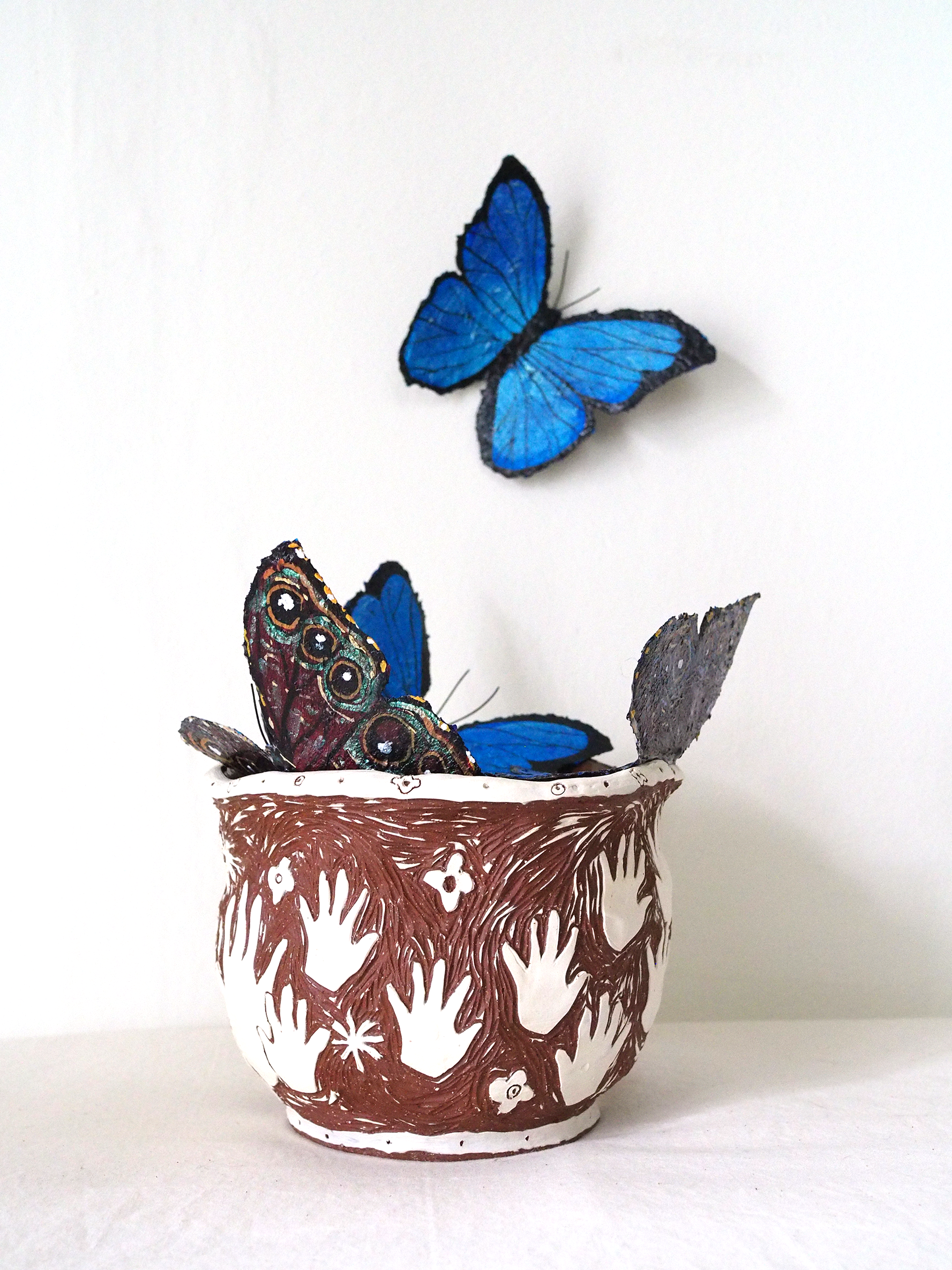 Ways to hold a butterfly