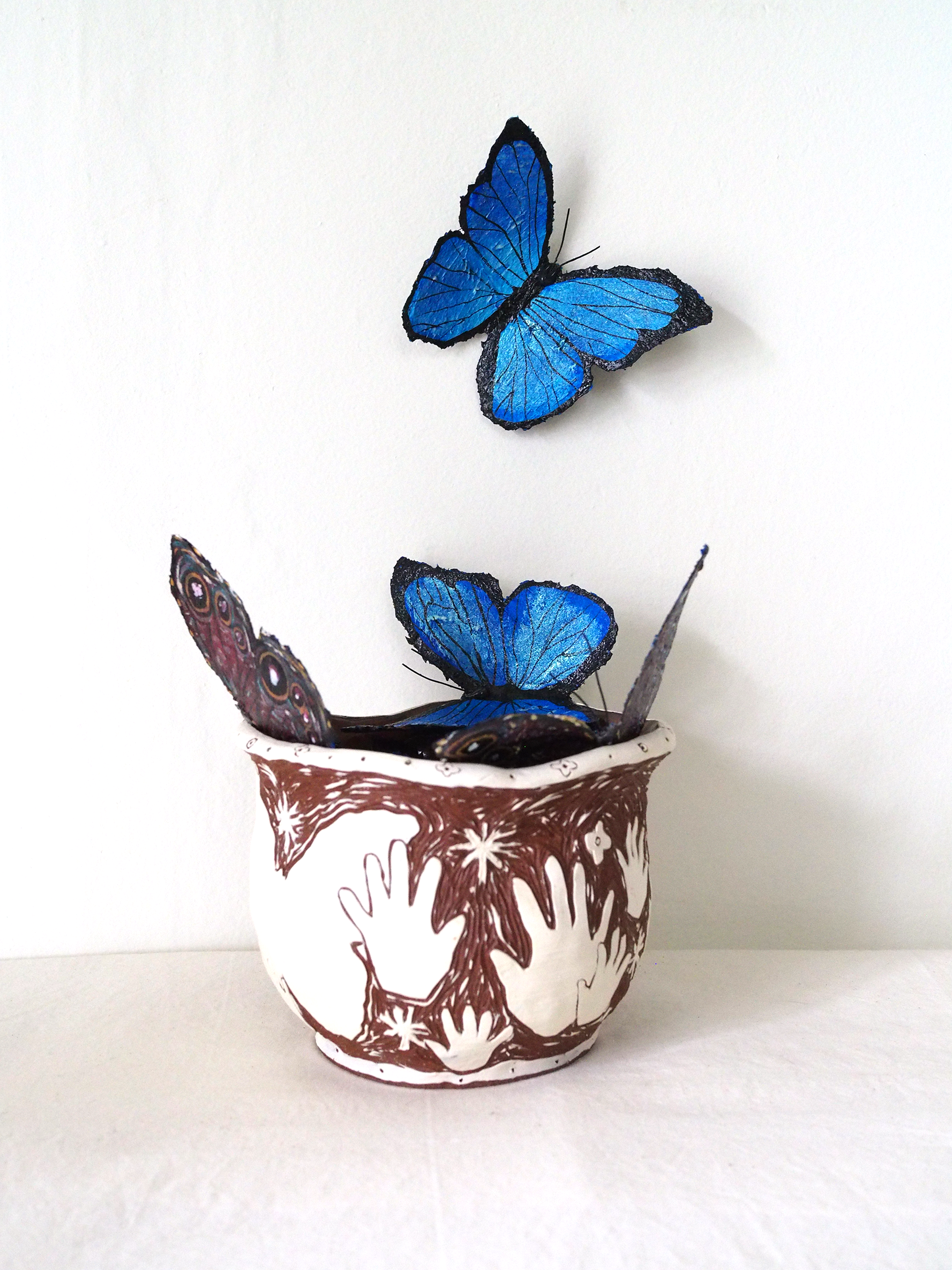 Ways to hold a butterfly