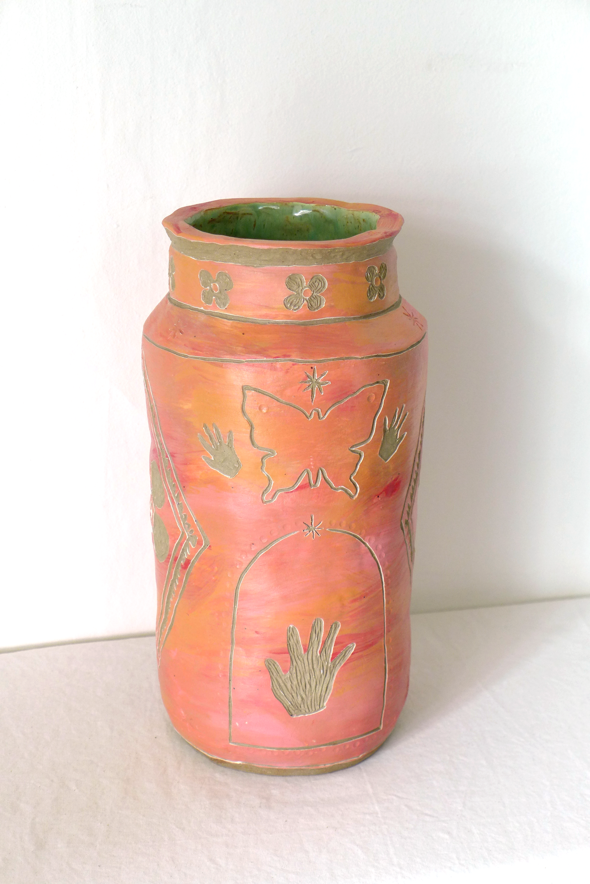 Vessel (Butterflies and handprints, altars and ancient flowers) 