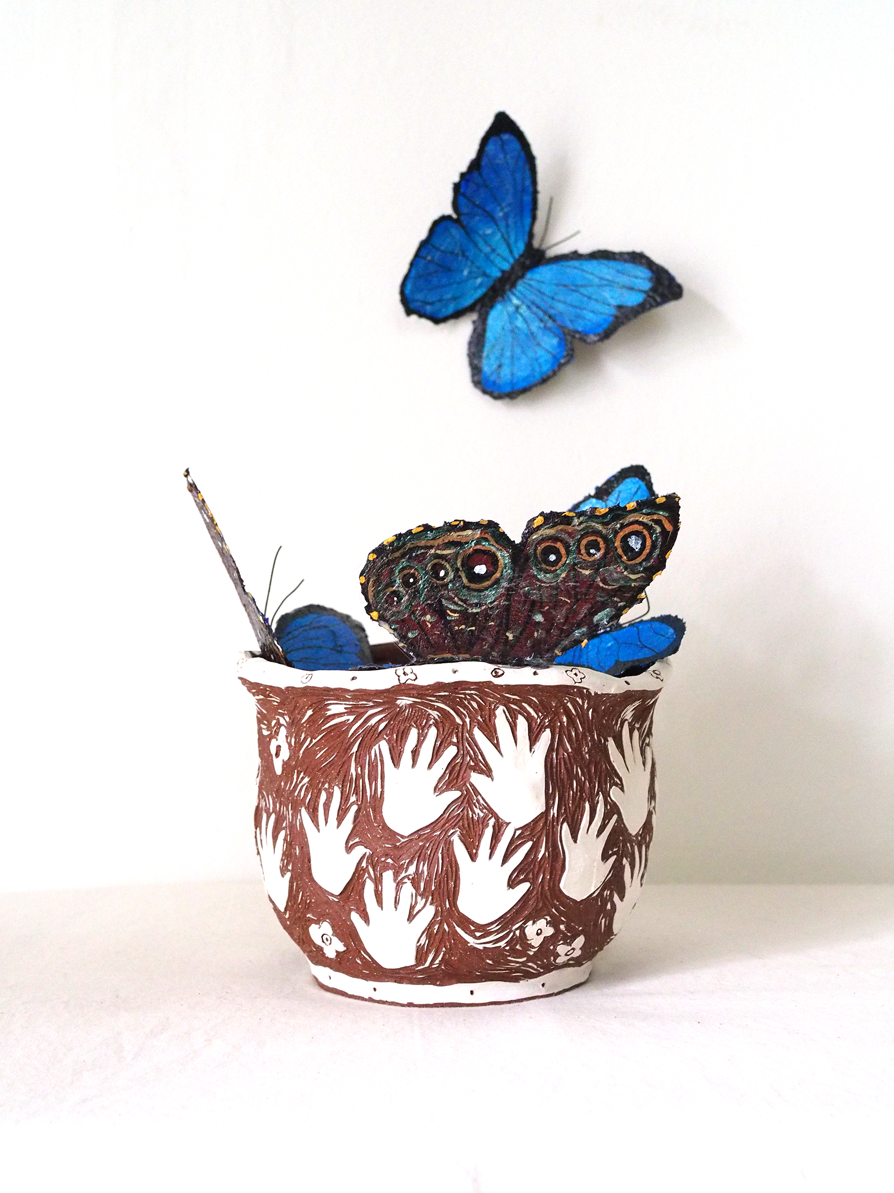 Ways to hold a butterfly 