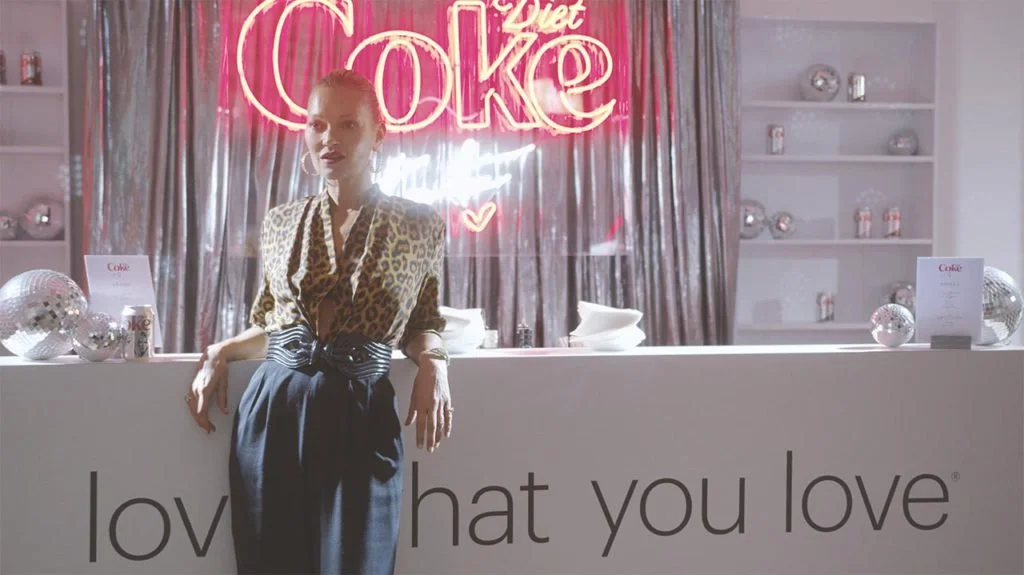 Kate Moss x Diet Coke