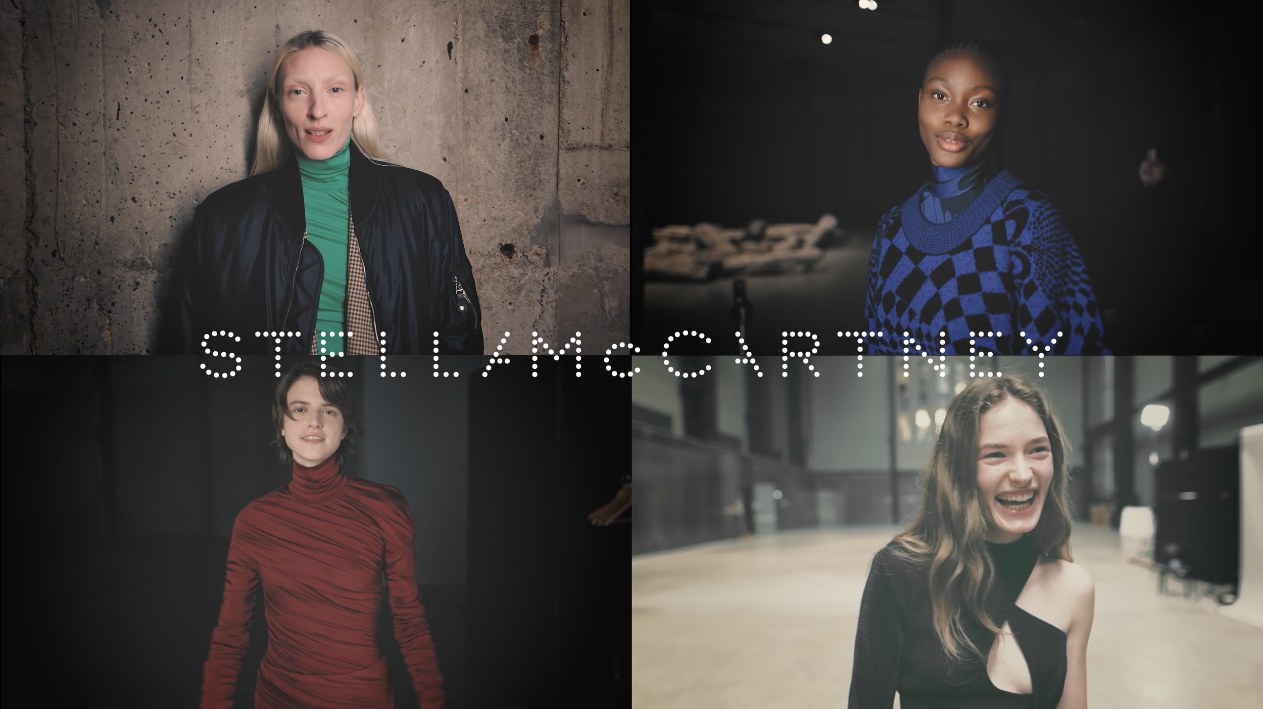 Four diverse women in different settings, smiling and facing the camera, with the word 'STELLA M Century' overlayed on the image.