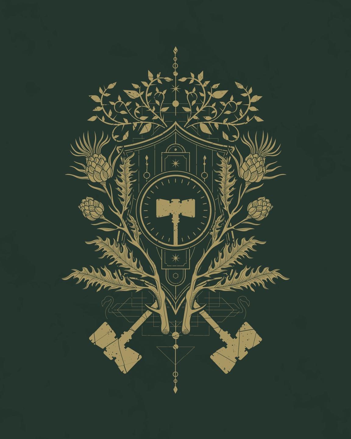 Here&rsquo;s the final coat of arms I designed for sleep_token for their new track &lsquo;Past Self&rsquo;

-

#illustrator #emergence #wacom #art #design #vector #vectorart #alextillbrook #sleeptoken #artist #eveninarcadia #coatofarms #caramel #look