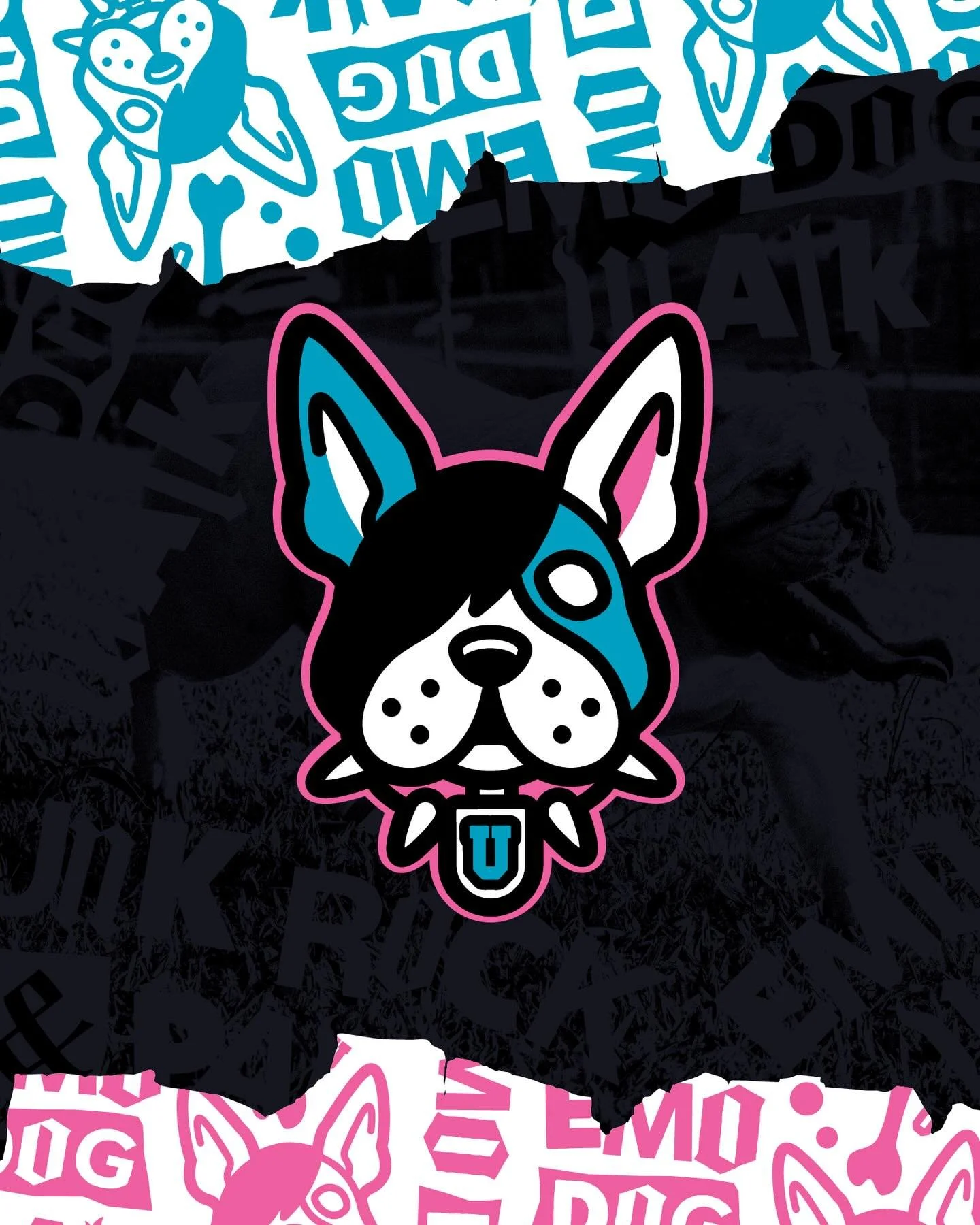 Last year I had the opportunity to work with @uprawrmentalhealthfoundation on the brand identity for a brilliant charity initiative called &lsquo;Emo Dog Walk&rsquo;.

The idea was simple - Bring together the UK&rsquo;s community of alternative music